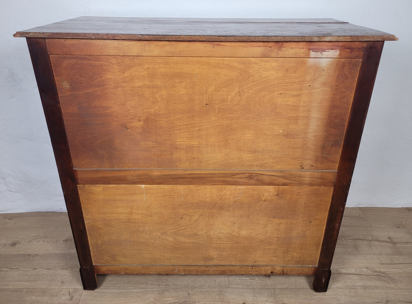 Edwardian Chest of Drawers 2 Over 3 Oak 1910s Drop Handle Delivery Available