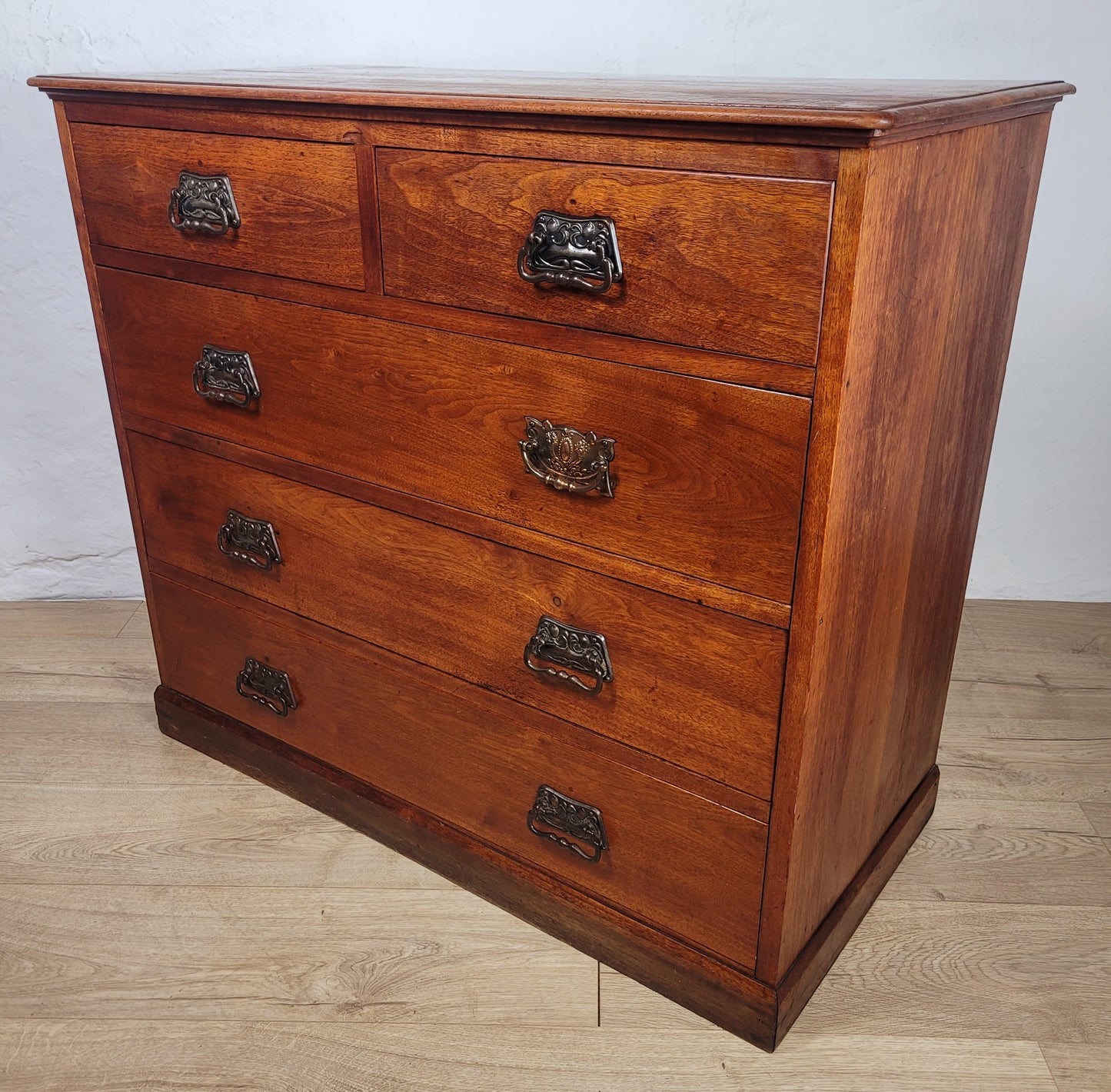 Chest of Drawers Pine Arts & Crafts 2 Over 3 1910 Drop Handle Delivery Available