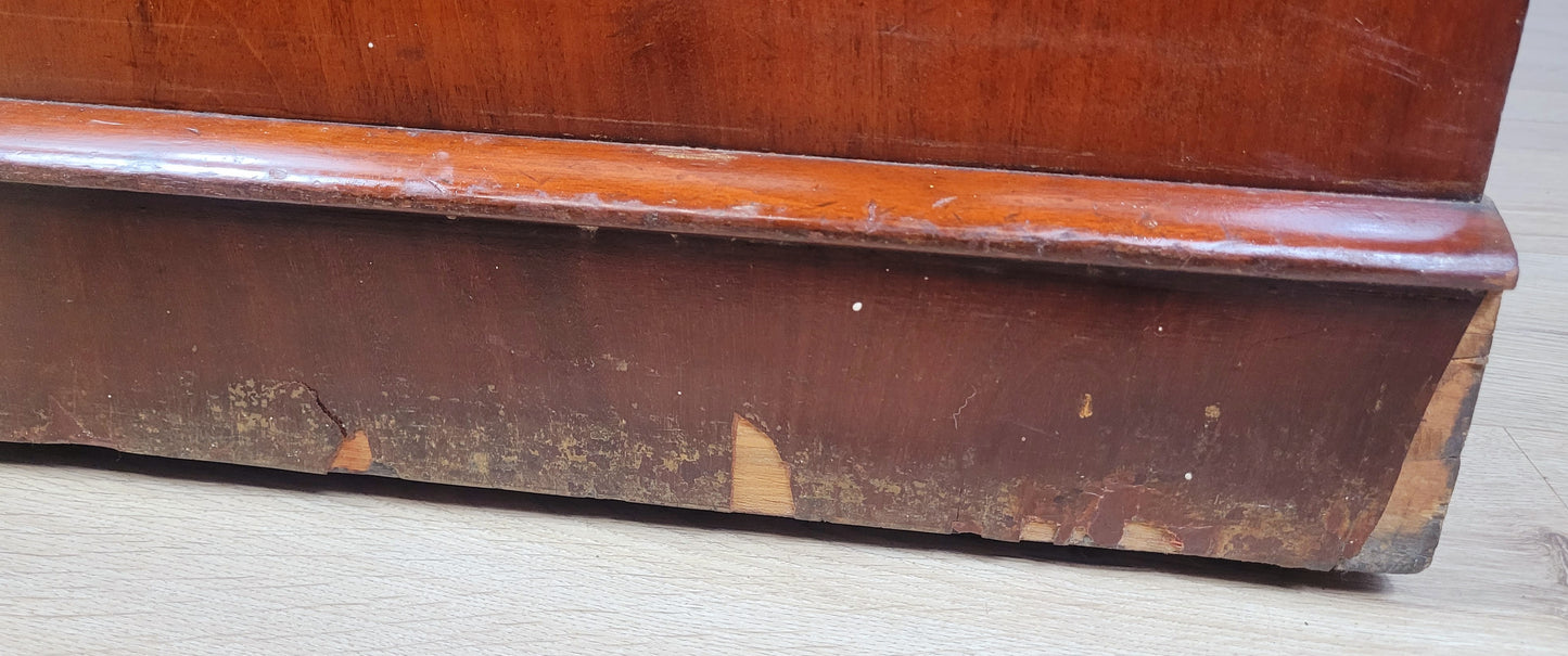 Victorian Writing Desk Knee Hole English 1890 Leather Antique Delivery Available