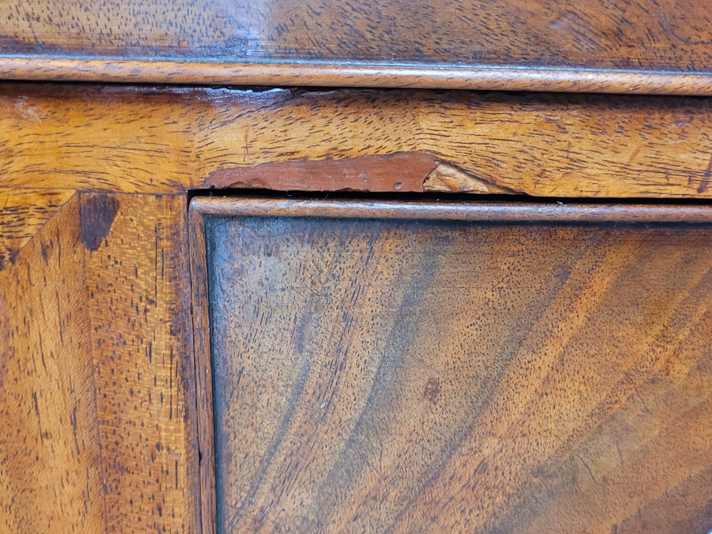 Regency Bowfronted Sideboard Drop Handles English C1800 Delivery Available