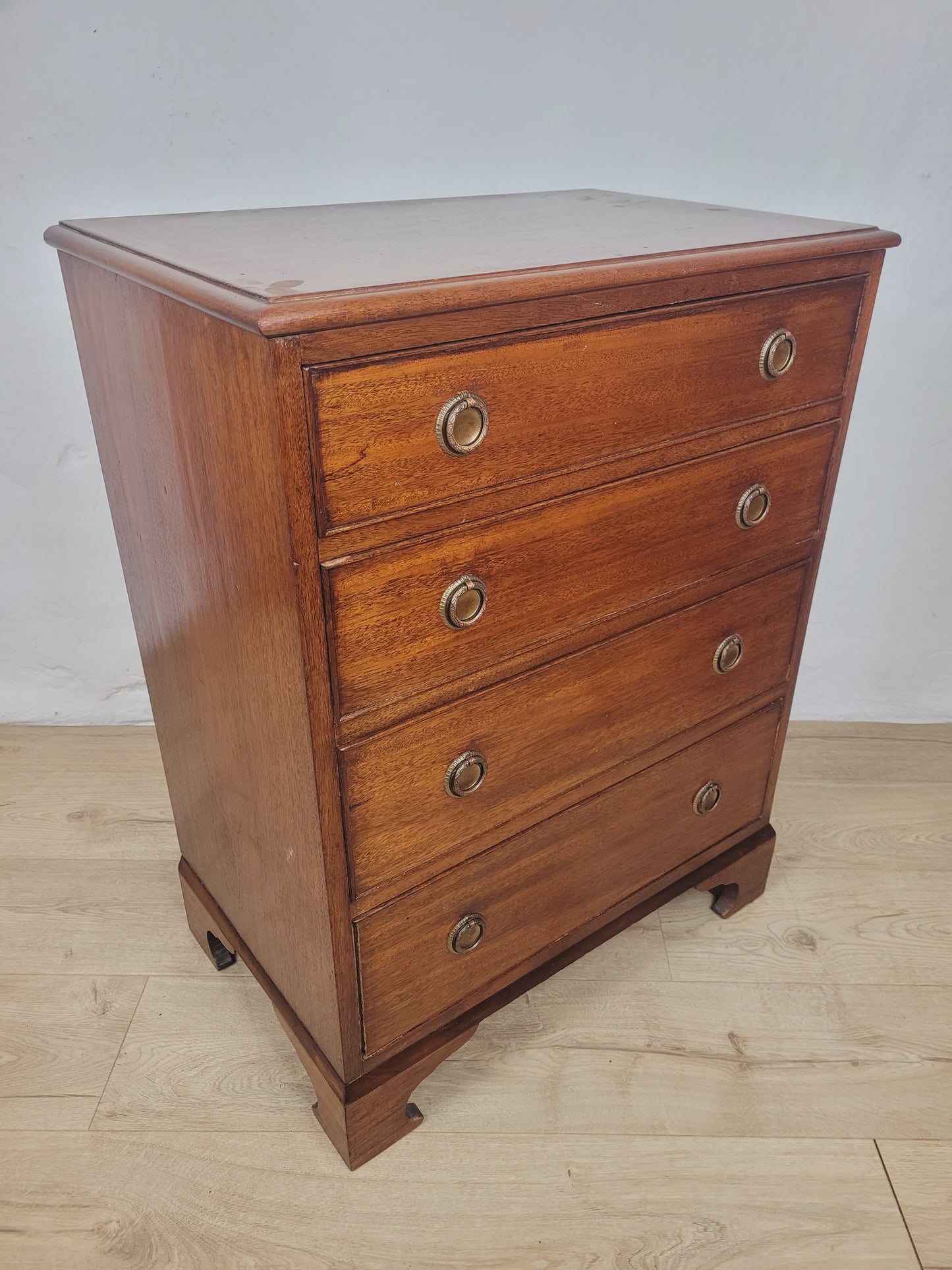 Vintage Chest Of Drawers Bedroom Mahogany 20th Century English Postage Available