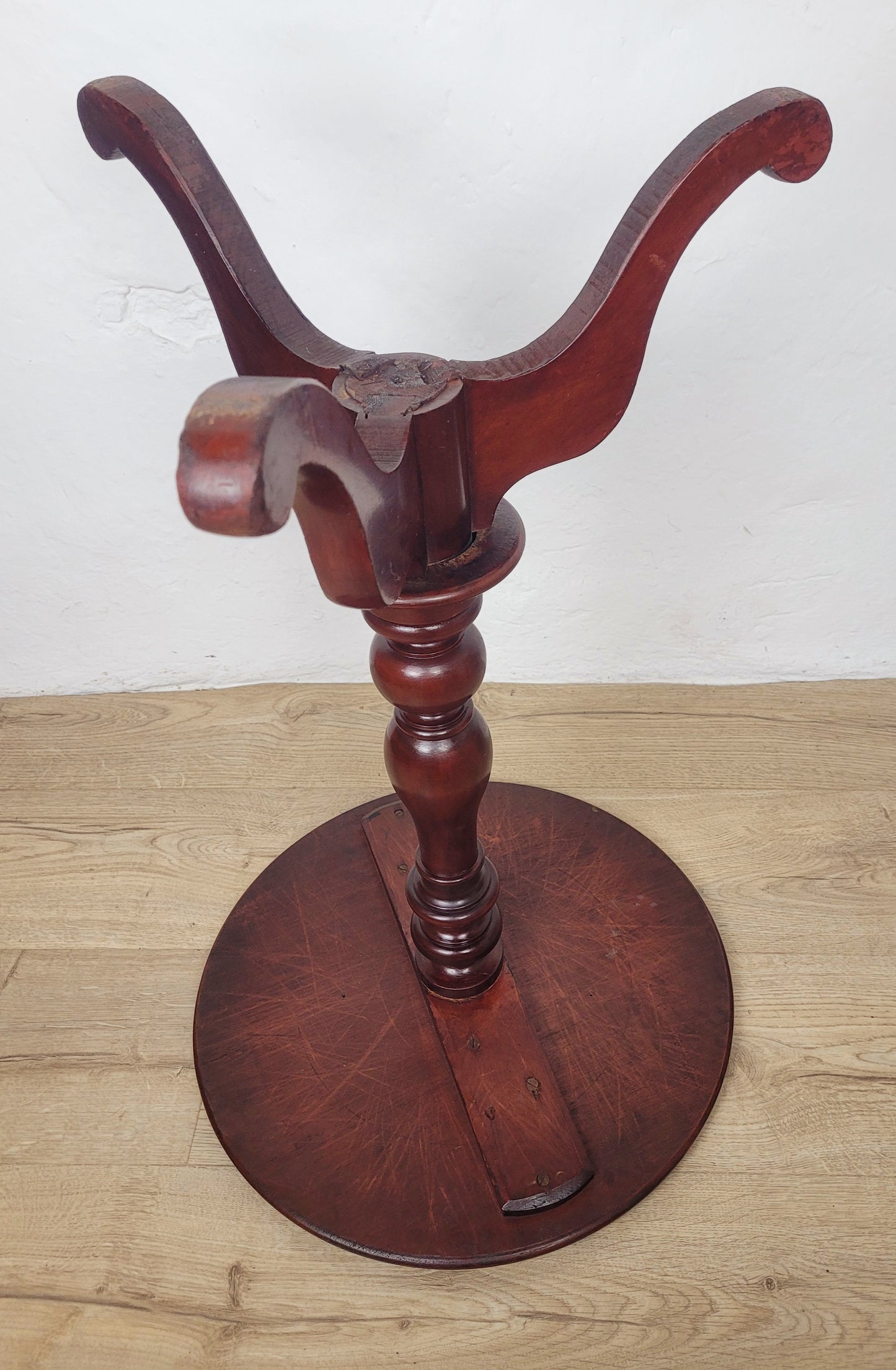 Victorian Pedestal Tripod Table English 19th Century Mahogany Postage Available