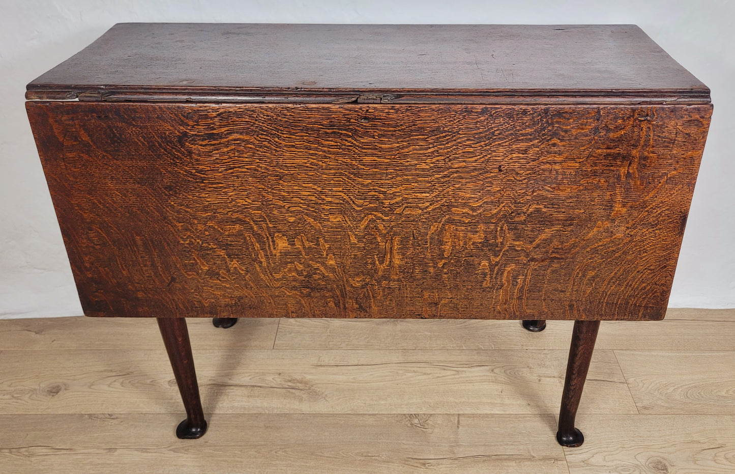 Georgian Dining Table Drop Leaf Gateleg Drawer Oak 1820's Delivery Available