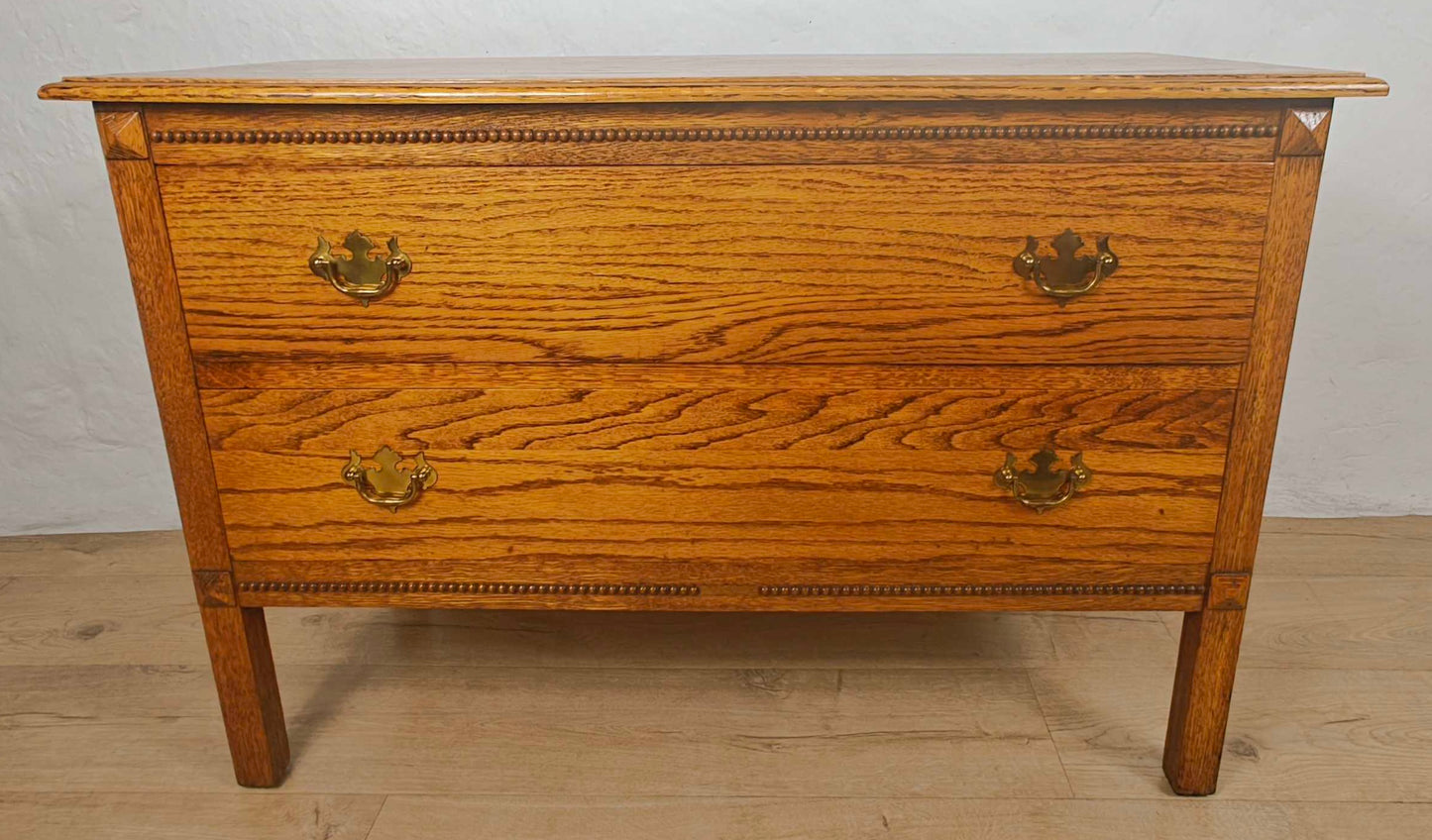 Vintage Chest Of Drawers Oak Carved Country Farmhouse Rustic Delivery Available