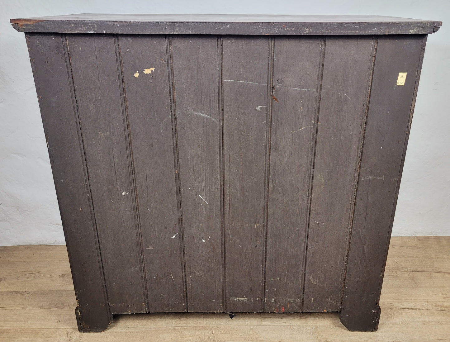 Edwardian Chest of Drawers Walnut 2 Over 3 1910s Drop Handles Delivery Available