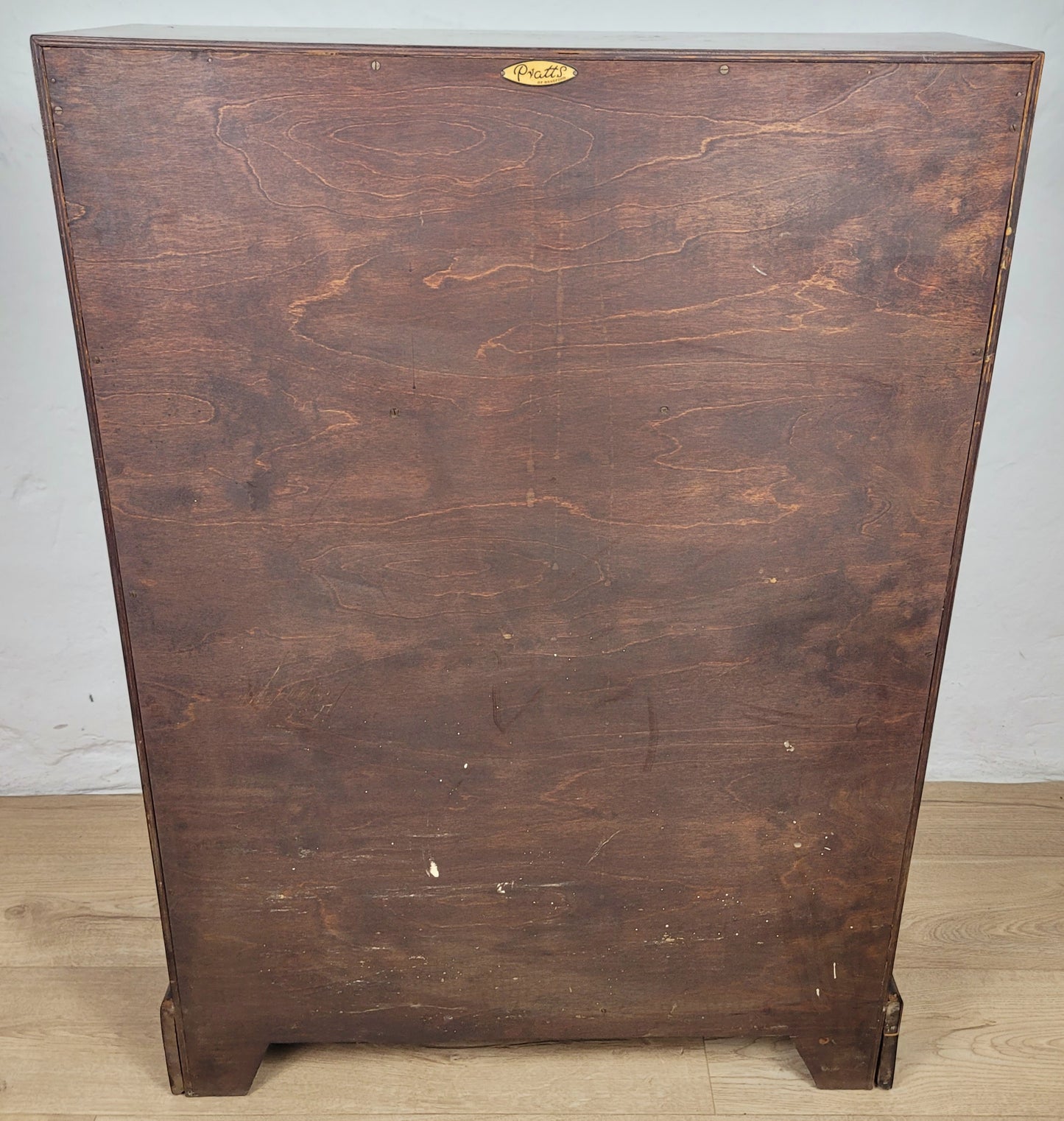 Edwardian Writing Bureau Desk Walnut 'Pratts' Lock and Key Delivery Available