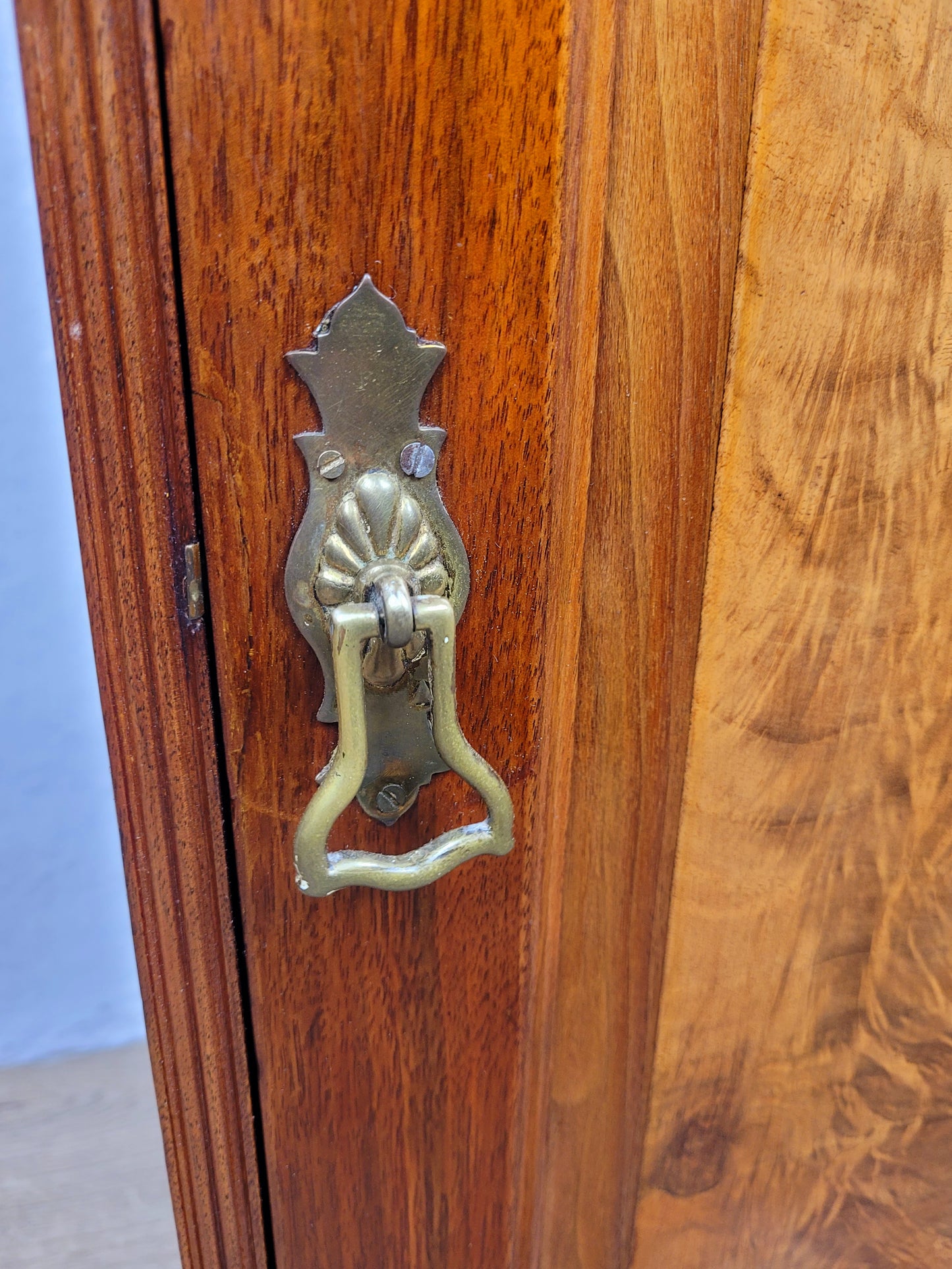 Walnut Bedside Cabinet Vintage Mid 20th Century Postage Available