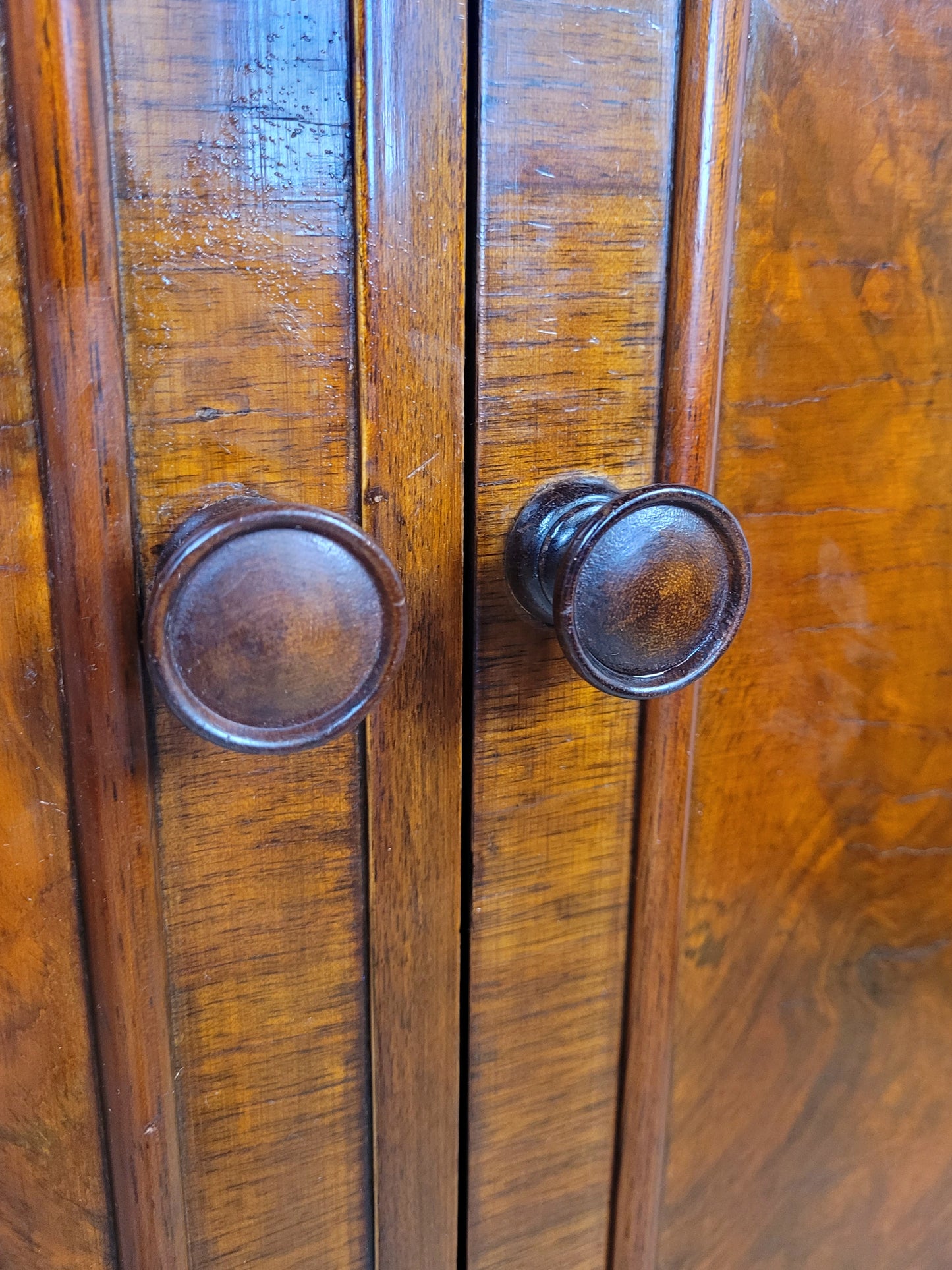 Walnut Tallboy Dresser Cabinet Linen Storage Vintage 1930s Delivery Available