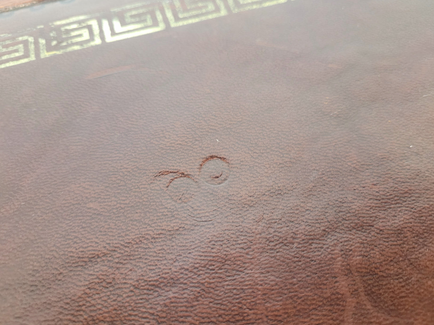 Vintage Pedestal Writing Desk Leather Top Mid 20thC Mahogany Delivery Available