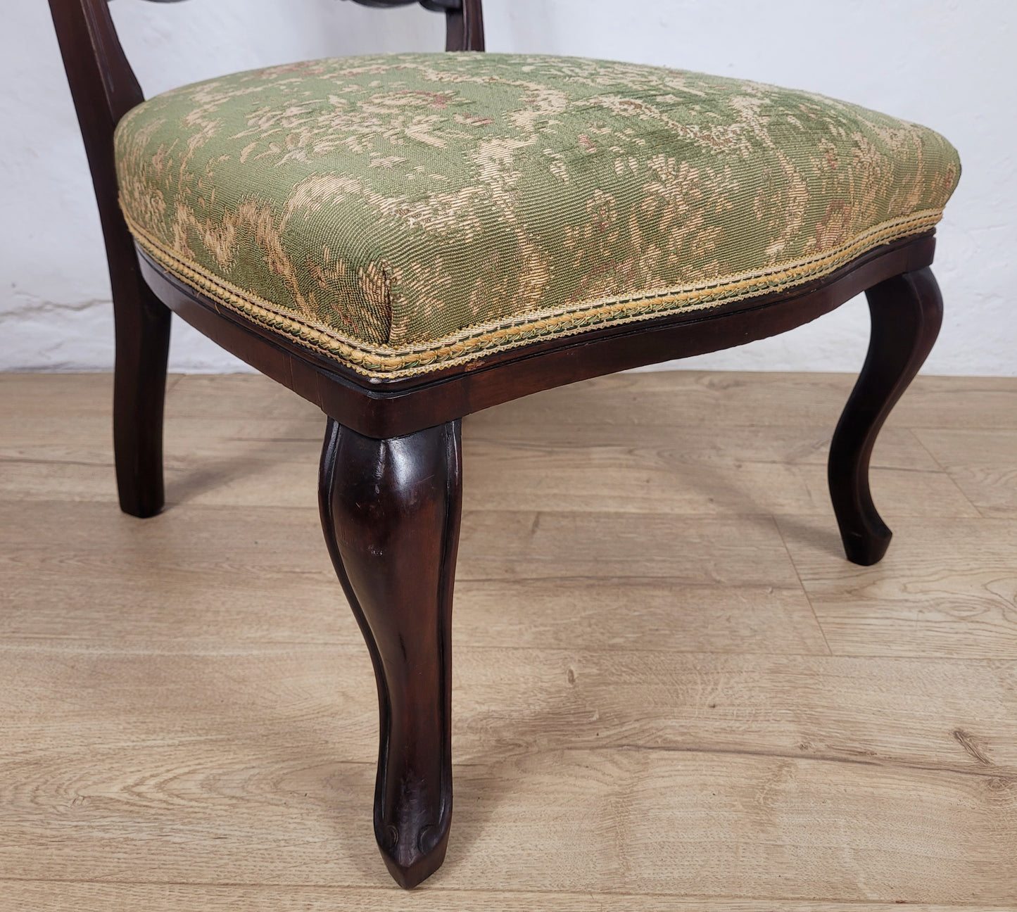 Victorian Nursing Chairs Carved Upholstered Floral 1890 Postage Available