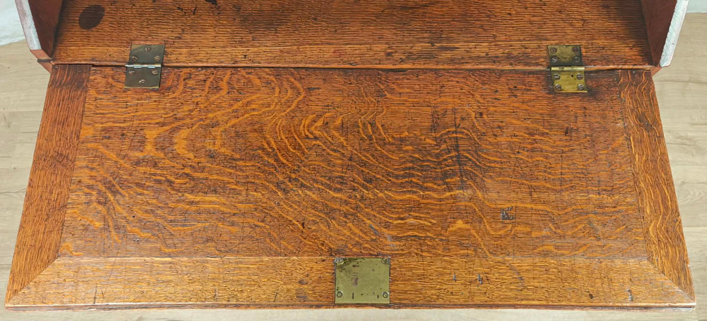 George III Writing Bureau Desk Oak 18thC Antique English Delivery Available