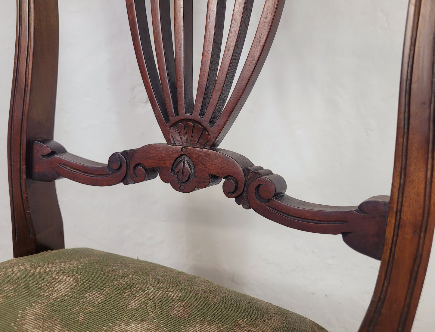 Victorian Nursing Chairs Carved Upholstered Floral 1890 Postage Available