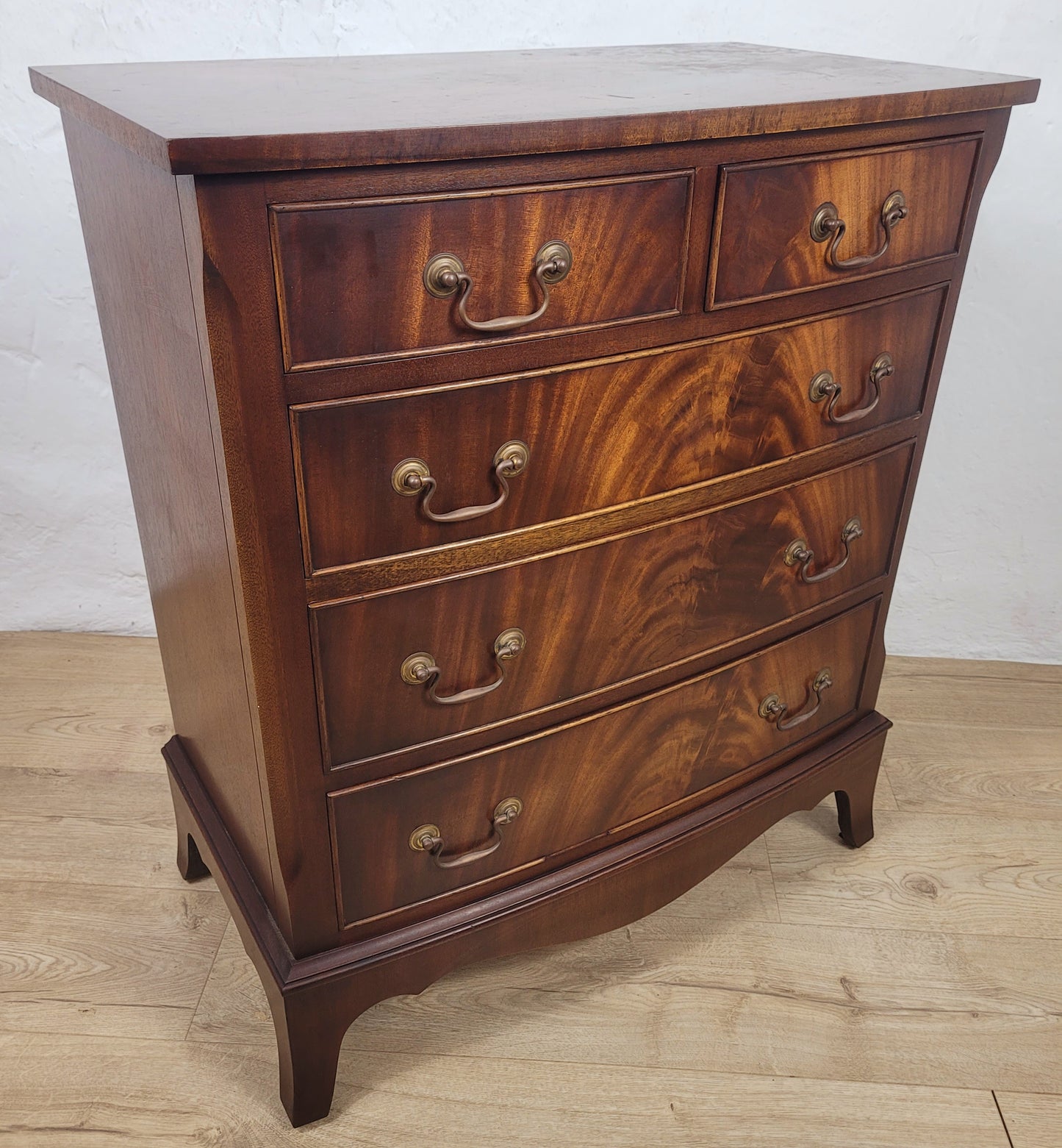 Chest Of Drawers Bevan Funnell Bedroom Vintage 1950s Mahogany Postage Available