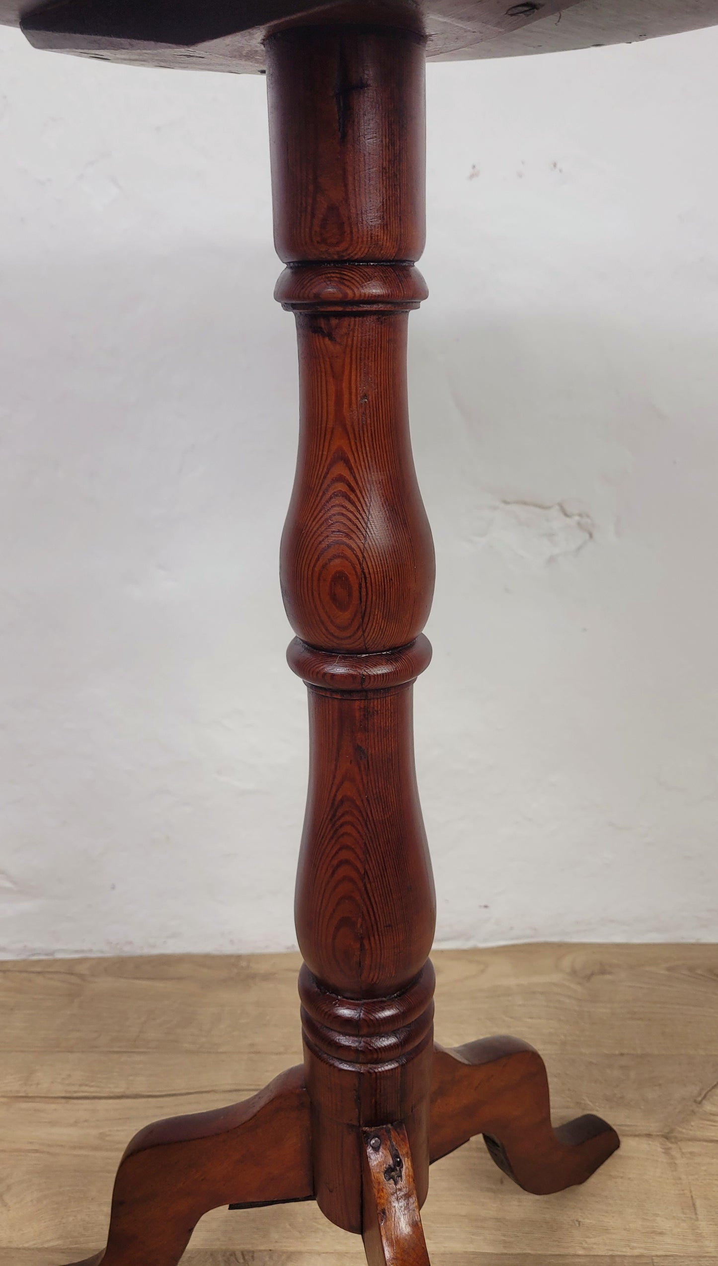 Victorian Tripod Side Table 19thC English Antique Mahogany Postage Available