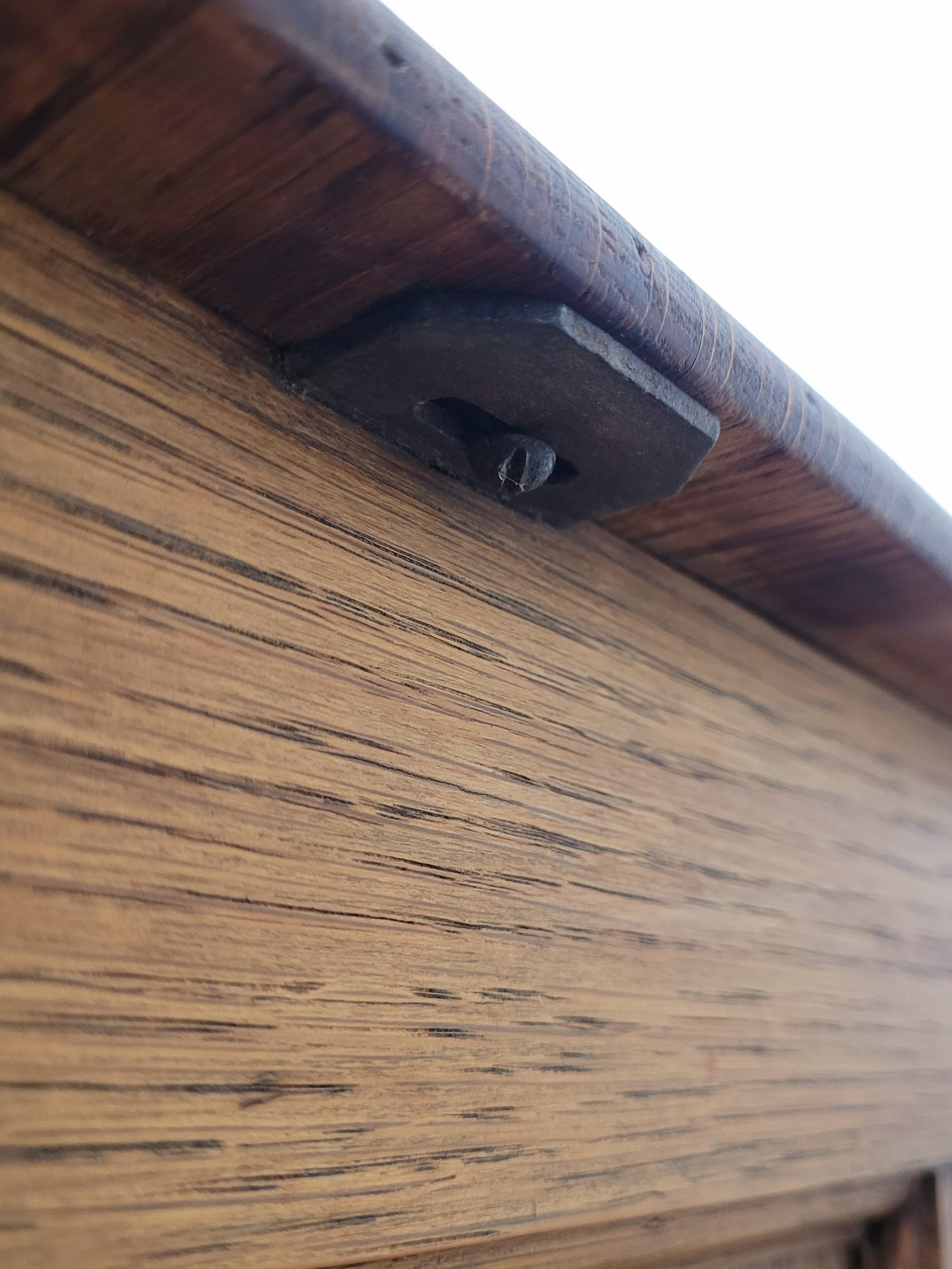 Vintage Single Pedestal Desk 1930s Oak Country Farmhouse Delivery Available