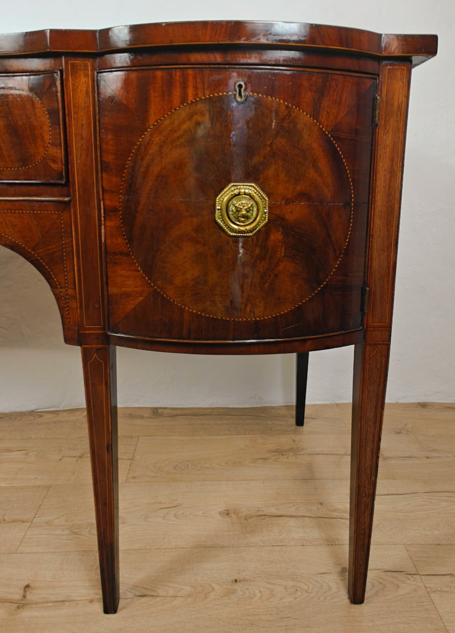 Georgian Sideboard Serpentine Front C1830 English Mahogany Delivery Available