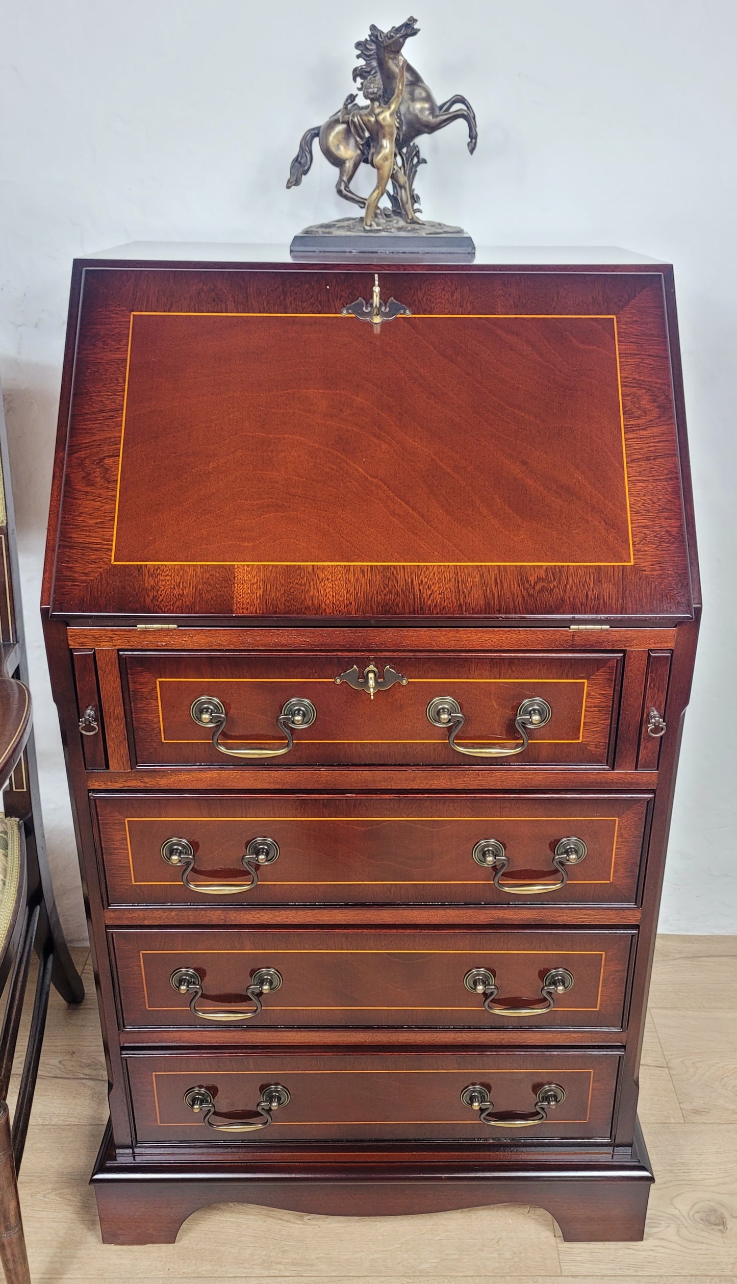 Vintage Writing Bureau Desk Lock & Key Ashmore Furniture Delivery Available