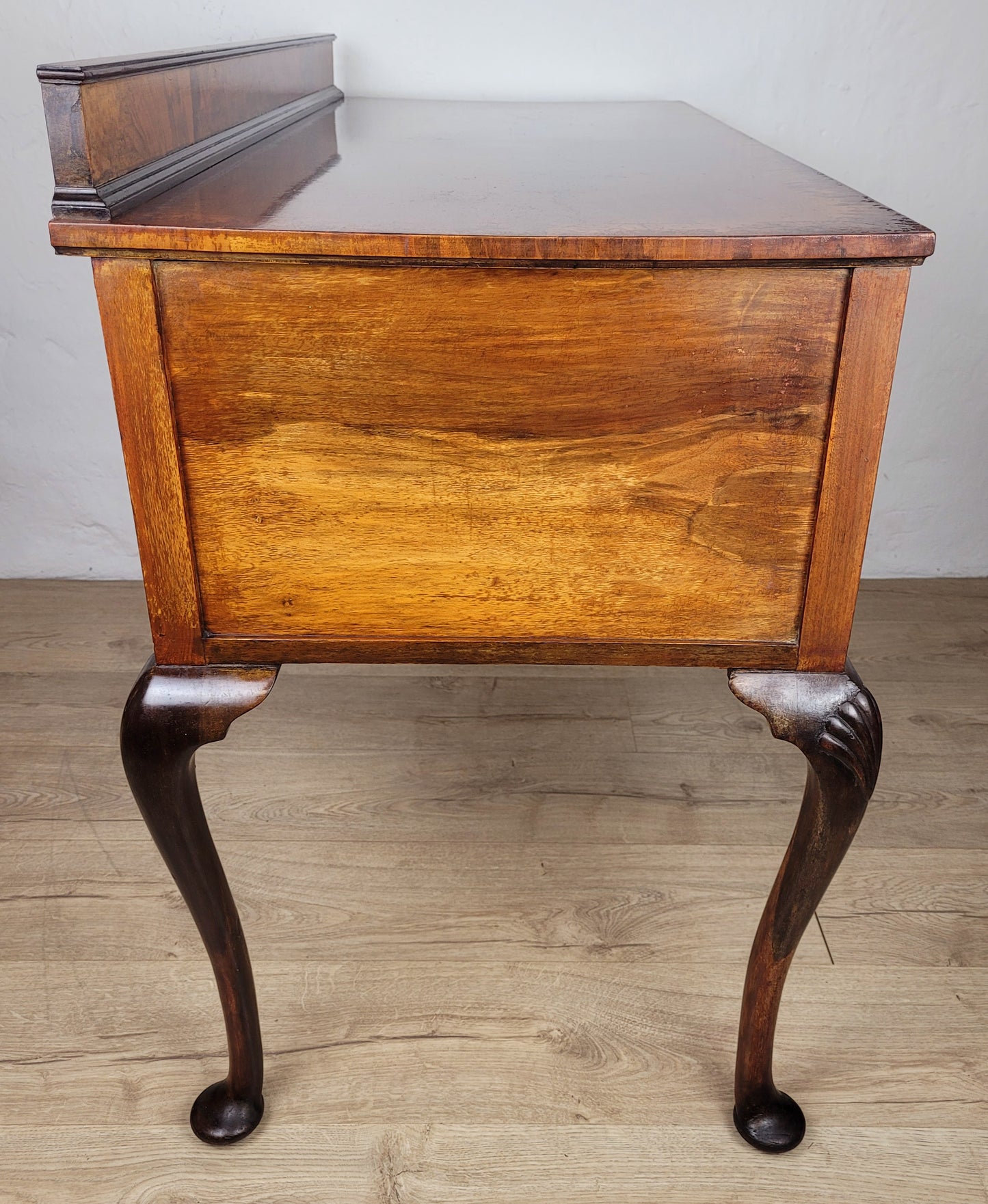 Ladies Writing Desk Vintage Mahogany Cabriole Shell Knee 1950 Delivery Available