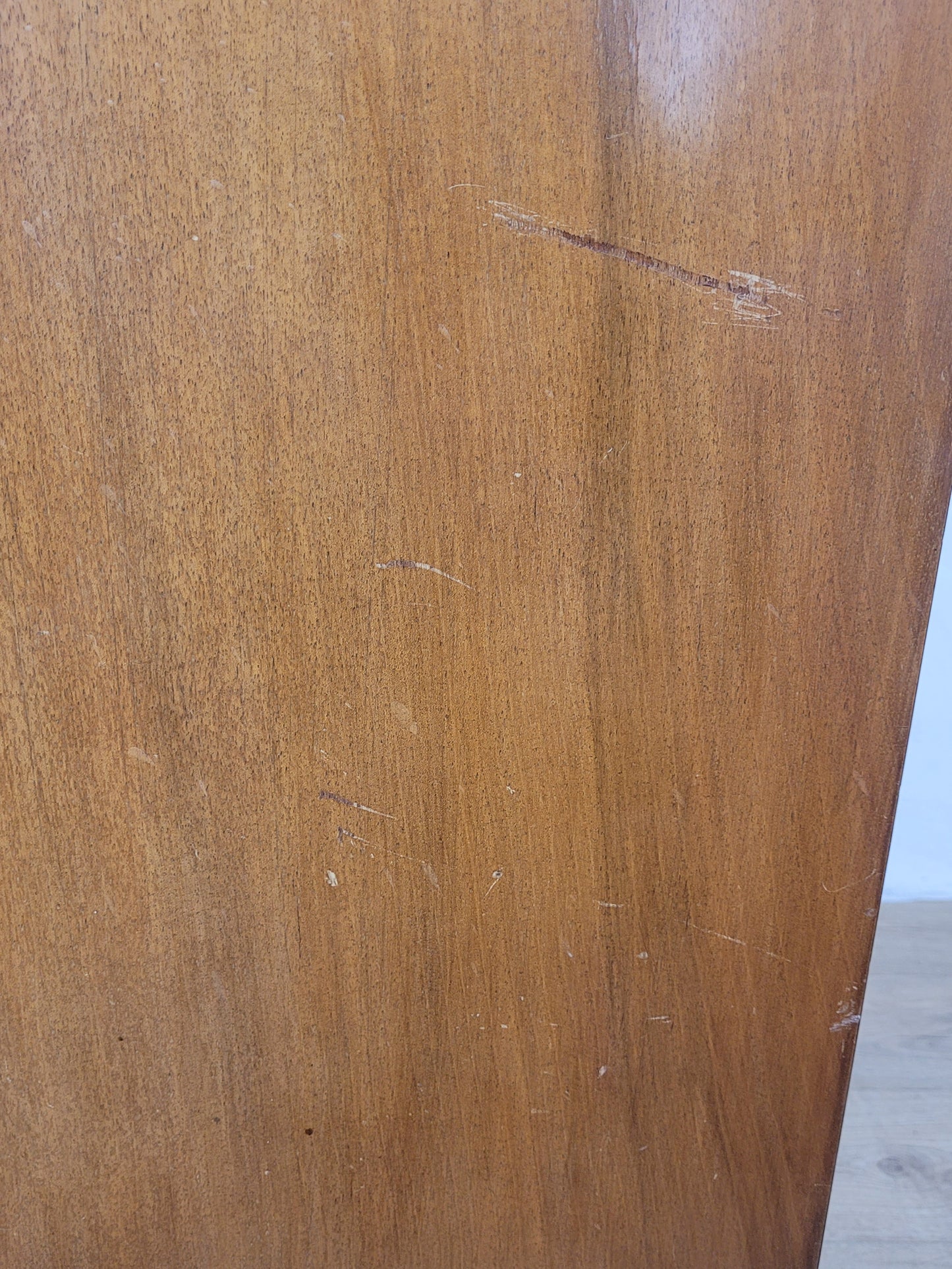 Edwardian Writing Bureau Desk Walnut Antique Carved Leather Delivery Available