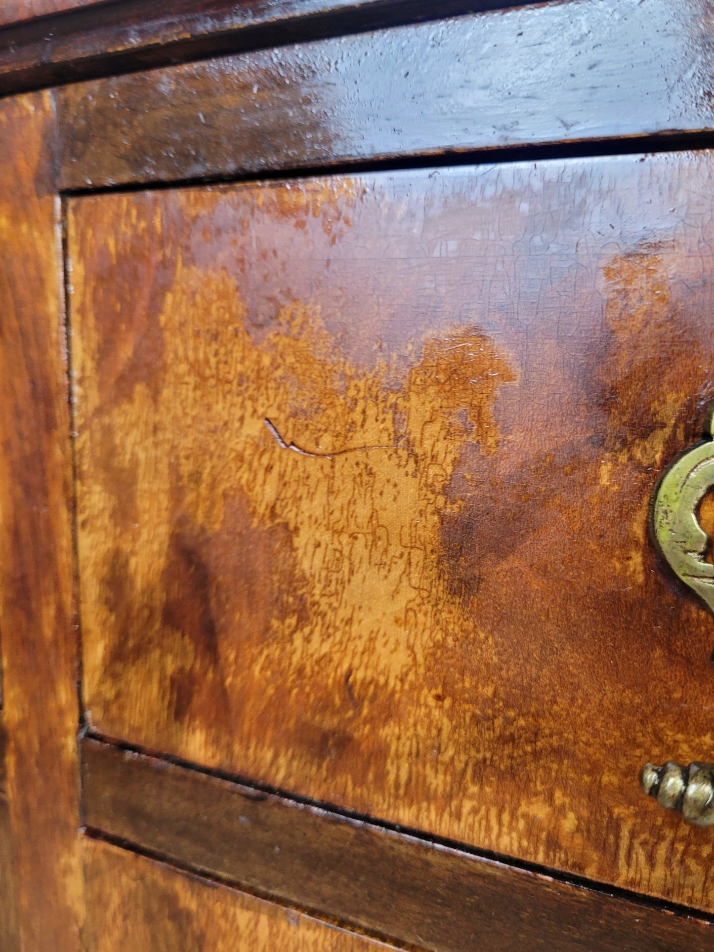 Ladies Writing Desk Vintage Mahogany Cabriole Shell Knee 1950 Delivery Available