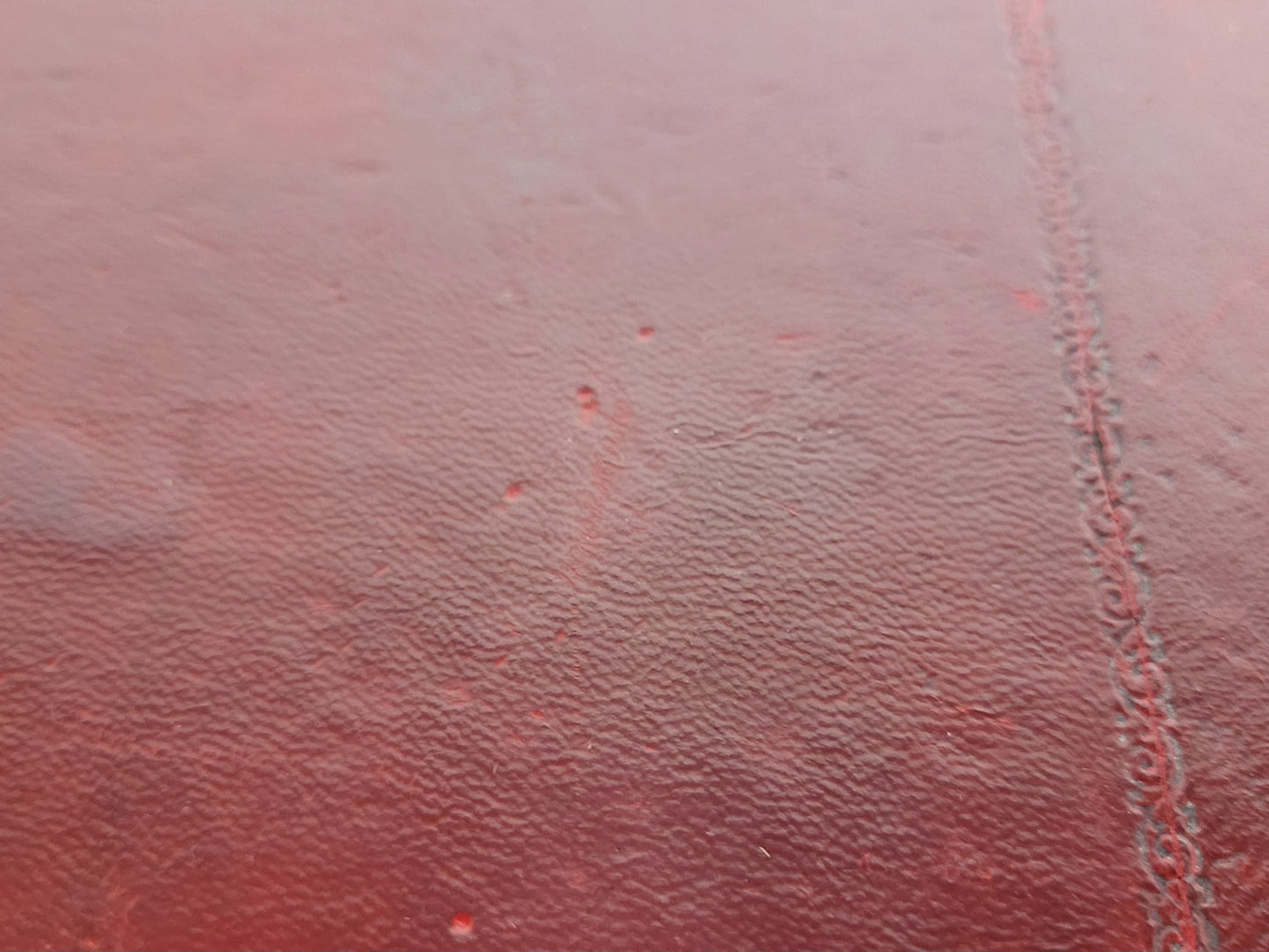 Edwardian Writing Desk Knee Hole Red Leather 1910 Antique Delivery Available