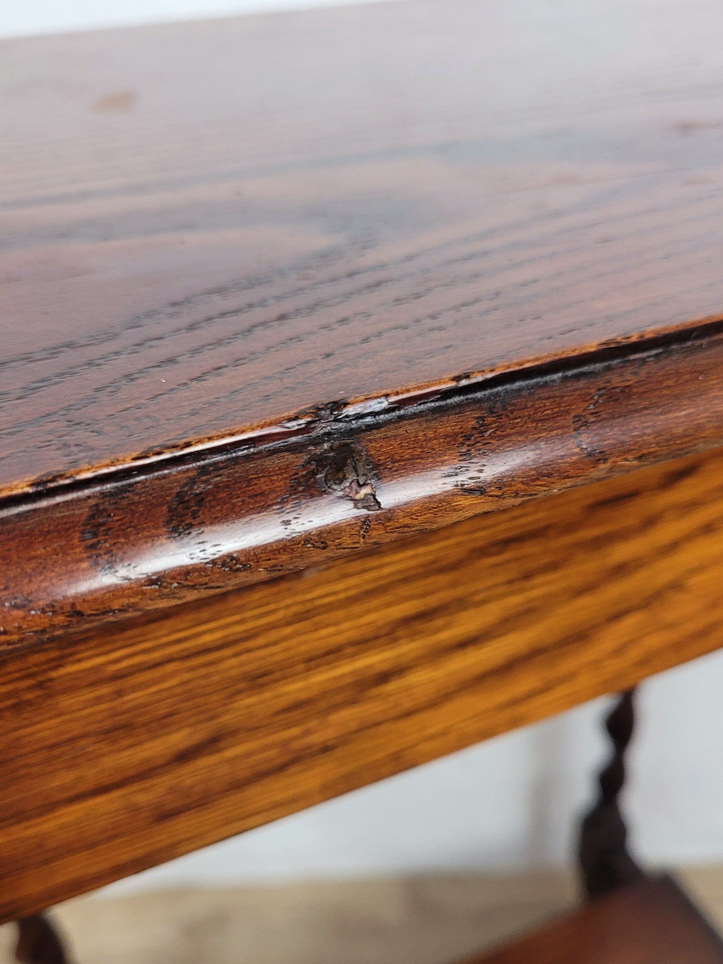 Victorian Occasional Table Barley Twist Country English 19thC Postage Available