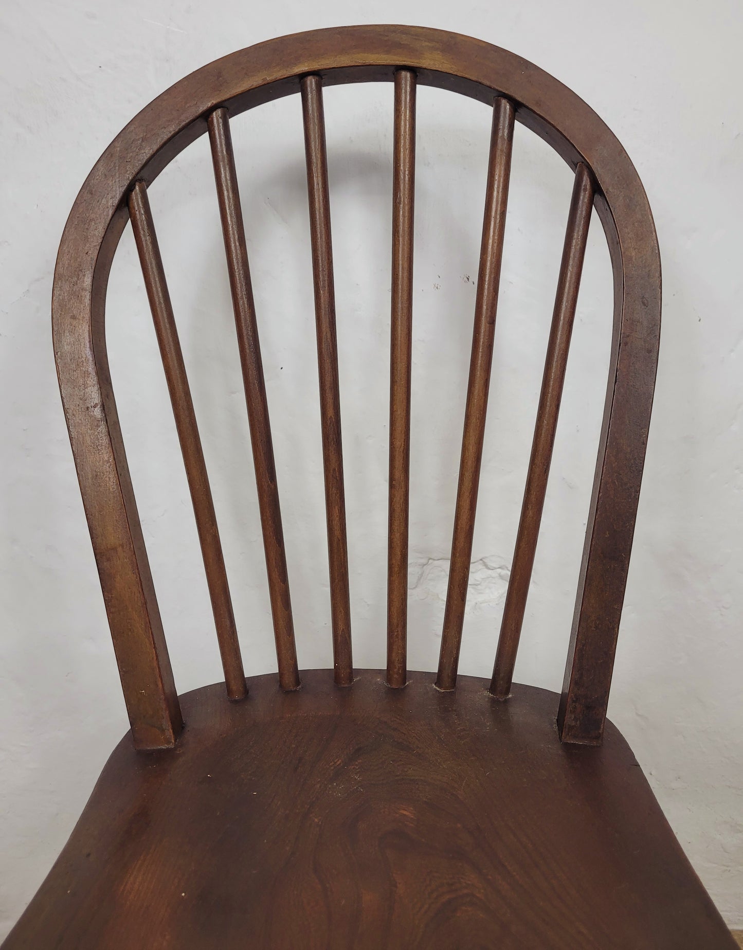 Vintage Kitchen Chair Hoop Back Elm & Birch English 20thC Postage Available