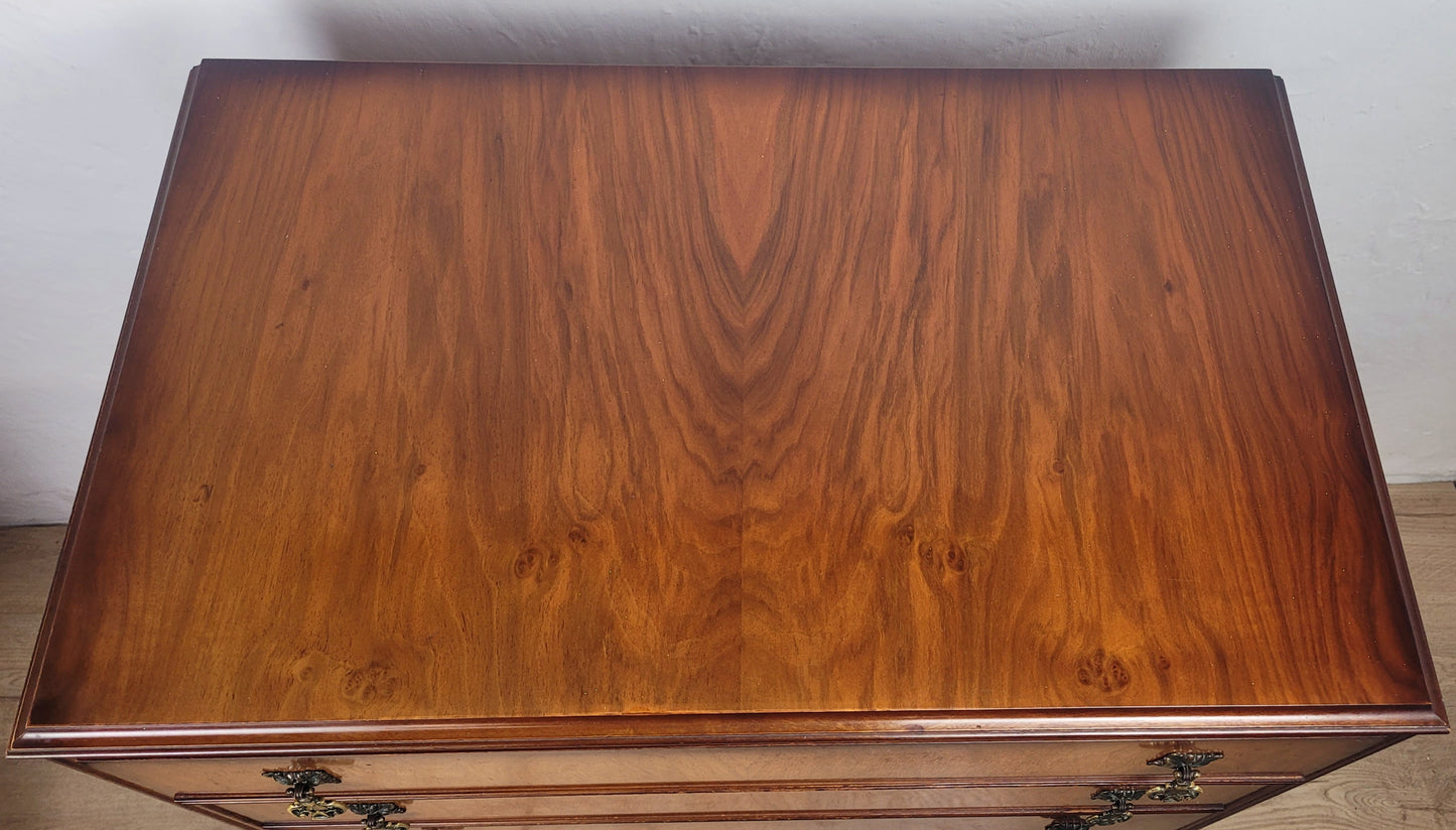 Chest of Drawers 5 Vintage 1950s Mahogany Antique style Delivery Available