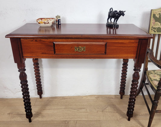 Reproduction Side Table Mahogany Vintage Mid 20th-Century Delivery Available