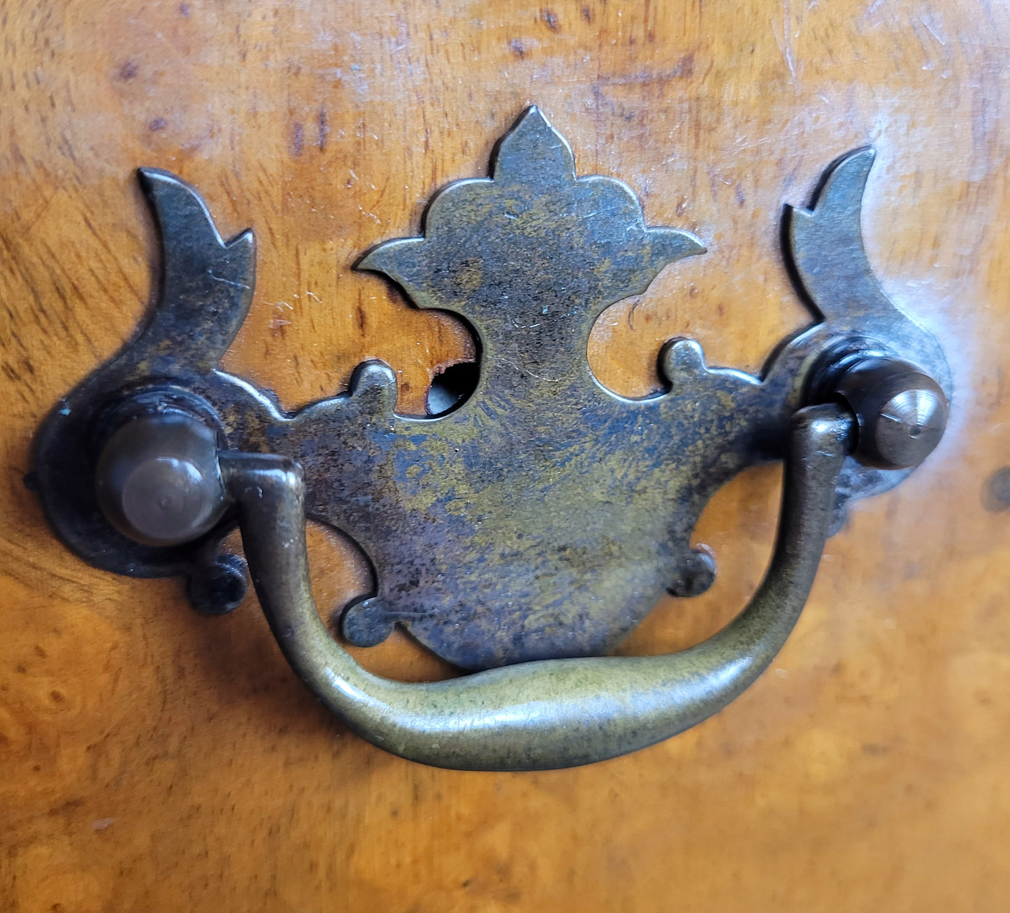 Chest Of Drawers Walnut Antique Style Drop Handles 'Cameo' Postage Available