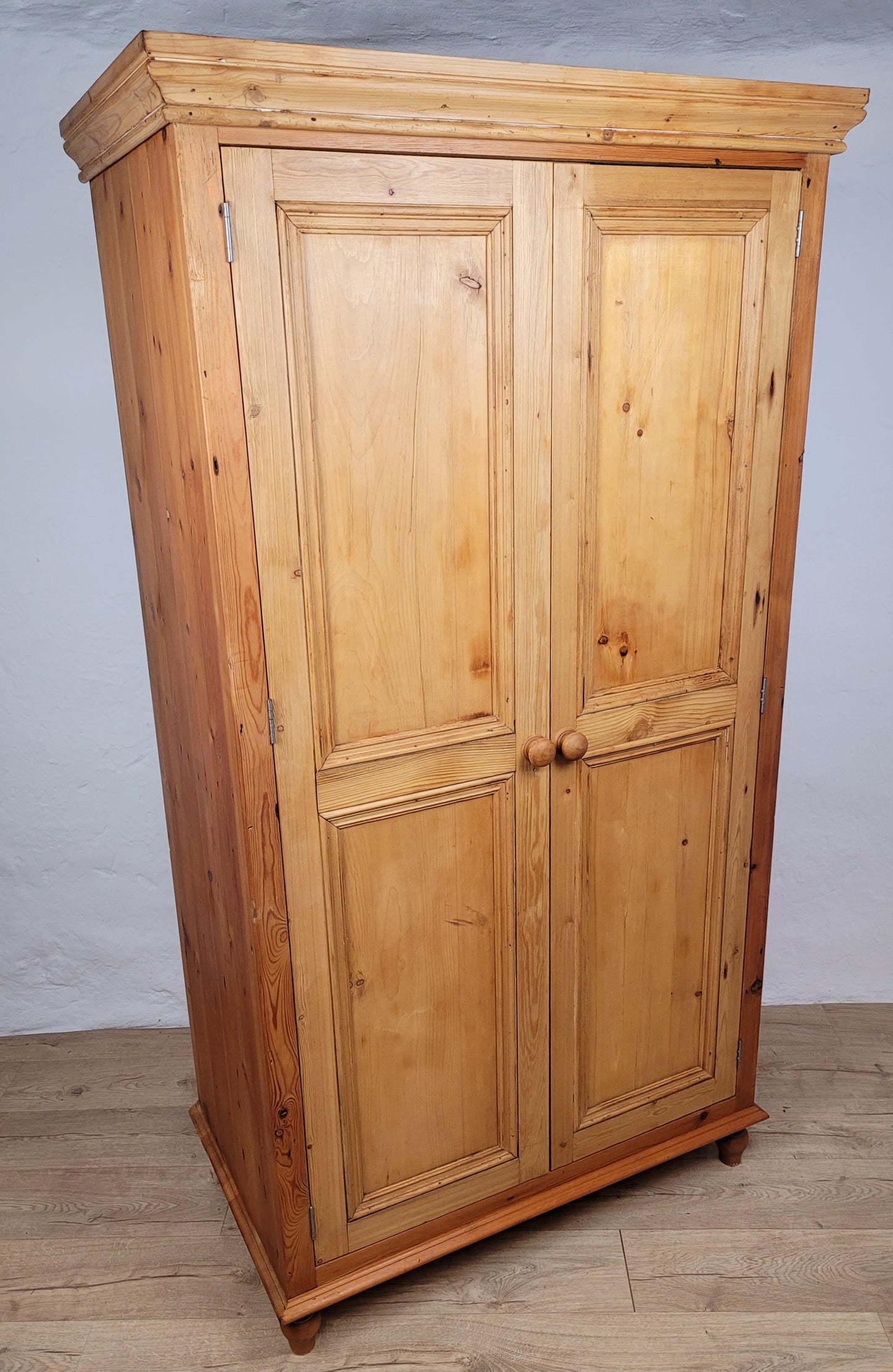 Pine Double Door Wardrobe Country Farmhouse Antique Delivery Available