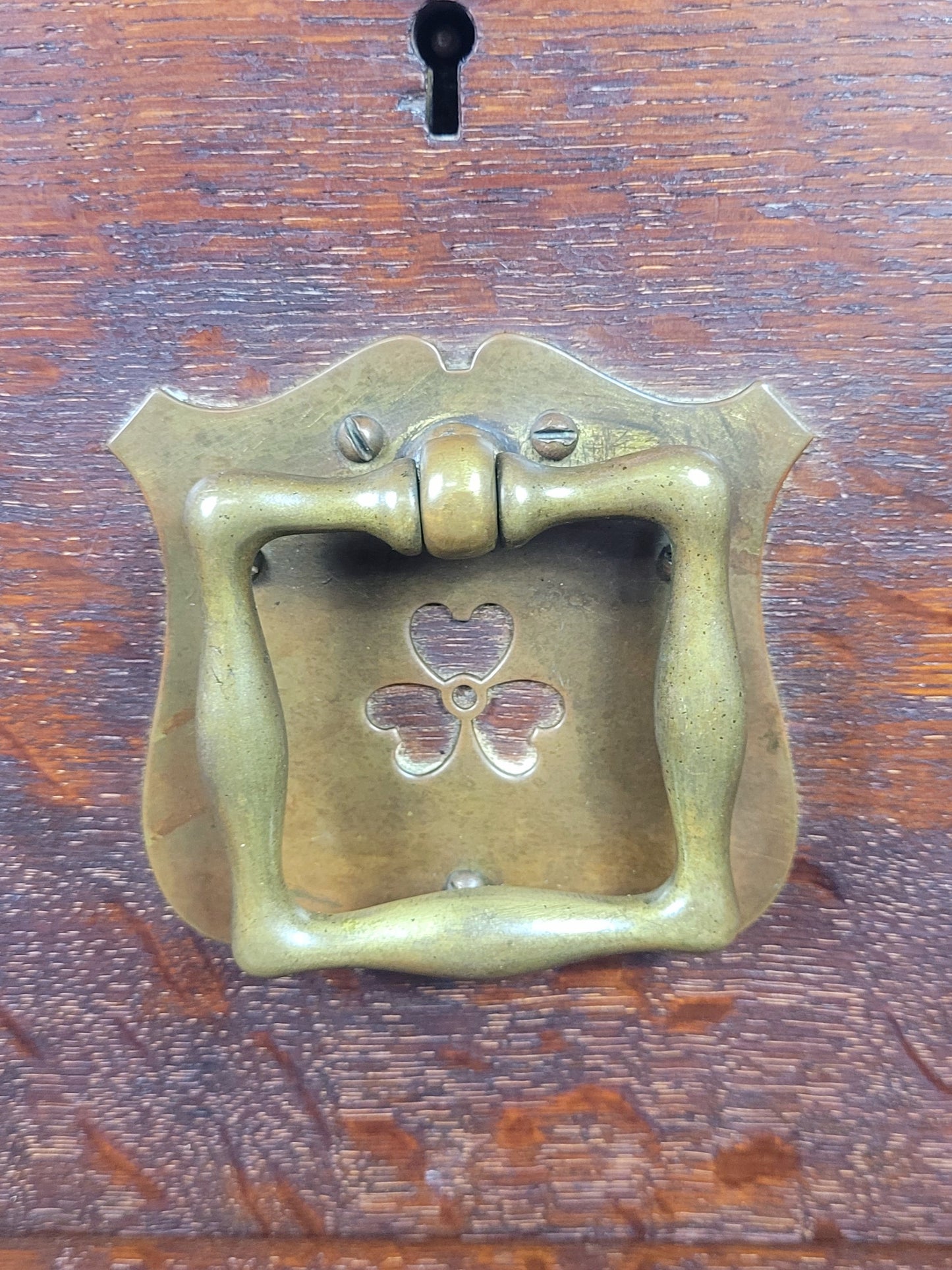 Edwardian Chest of Drawers 2 Over 3 Oak 1910s Drop Handle Delivery Available