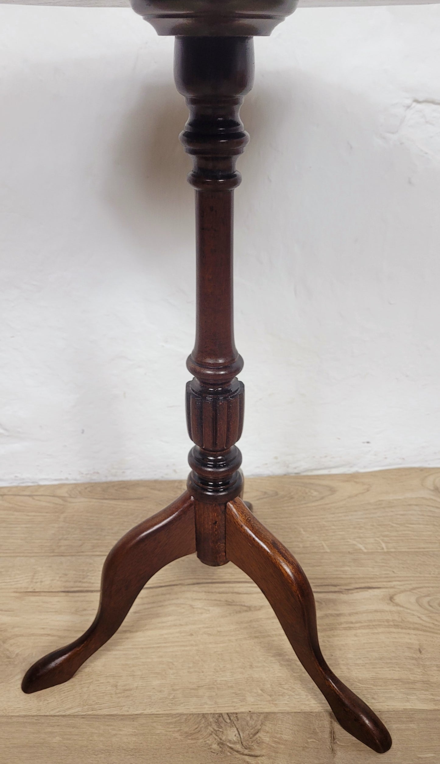 Piecrust Tripod Wine Table Octagonal Fluted Leg Vintage Postage Available