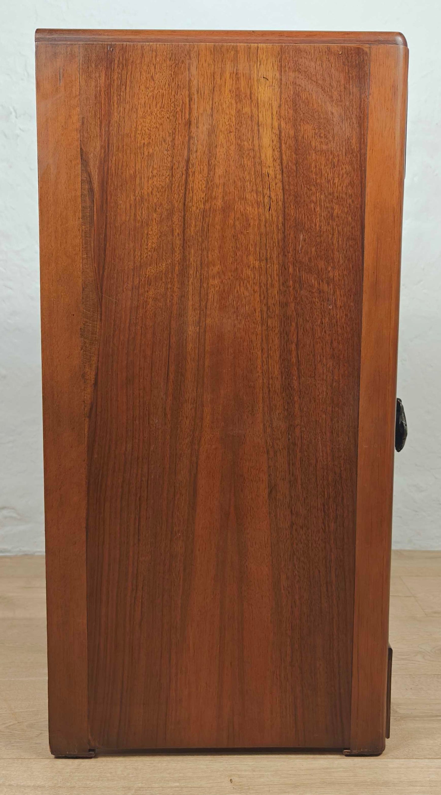 Vintage Bedside Cabinet B&E Furniture Walnut Mid 20th-Century Postage Available
