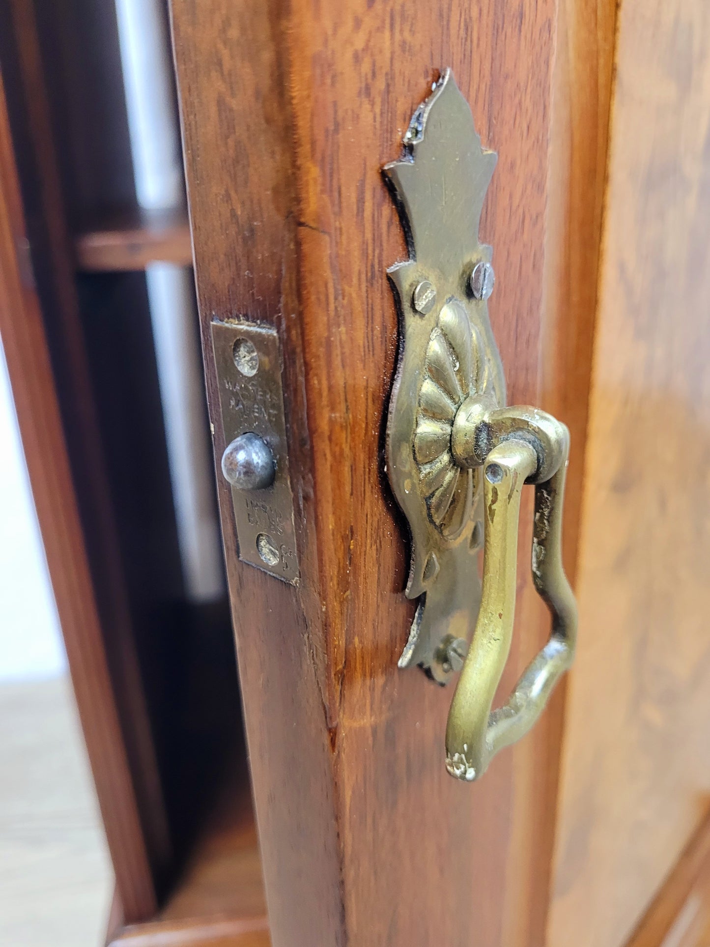 Walnut Bedside Cabinet Vintage Mid 20th Century Postage Available