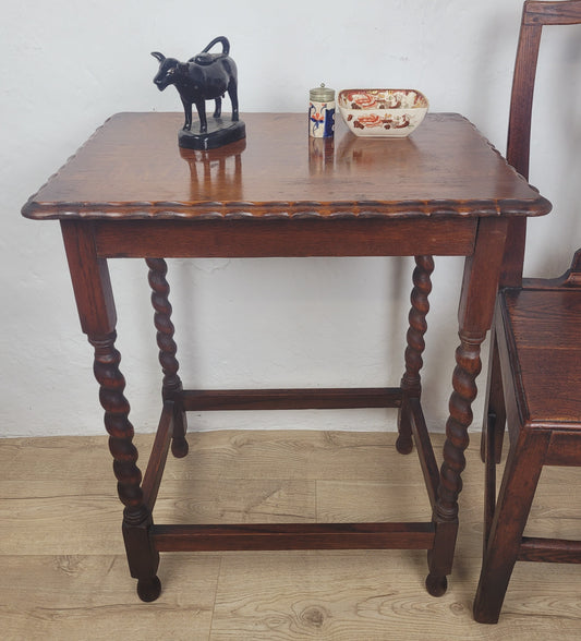 Victorian Occasional Table Barley Twist Country English Postage Available