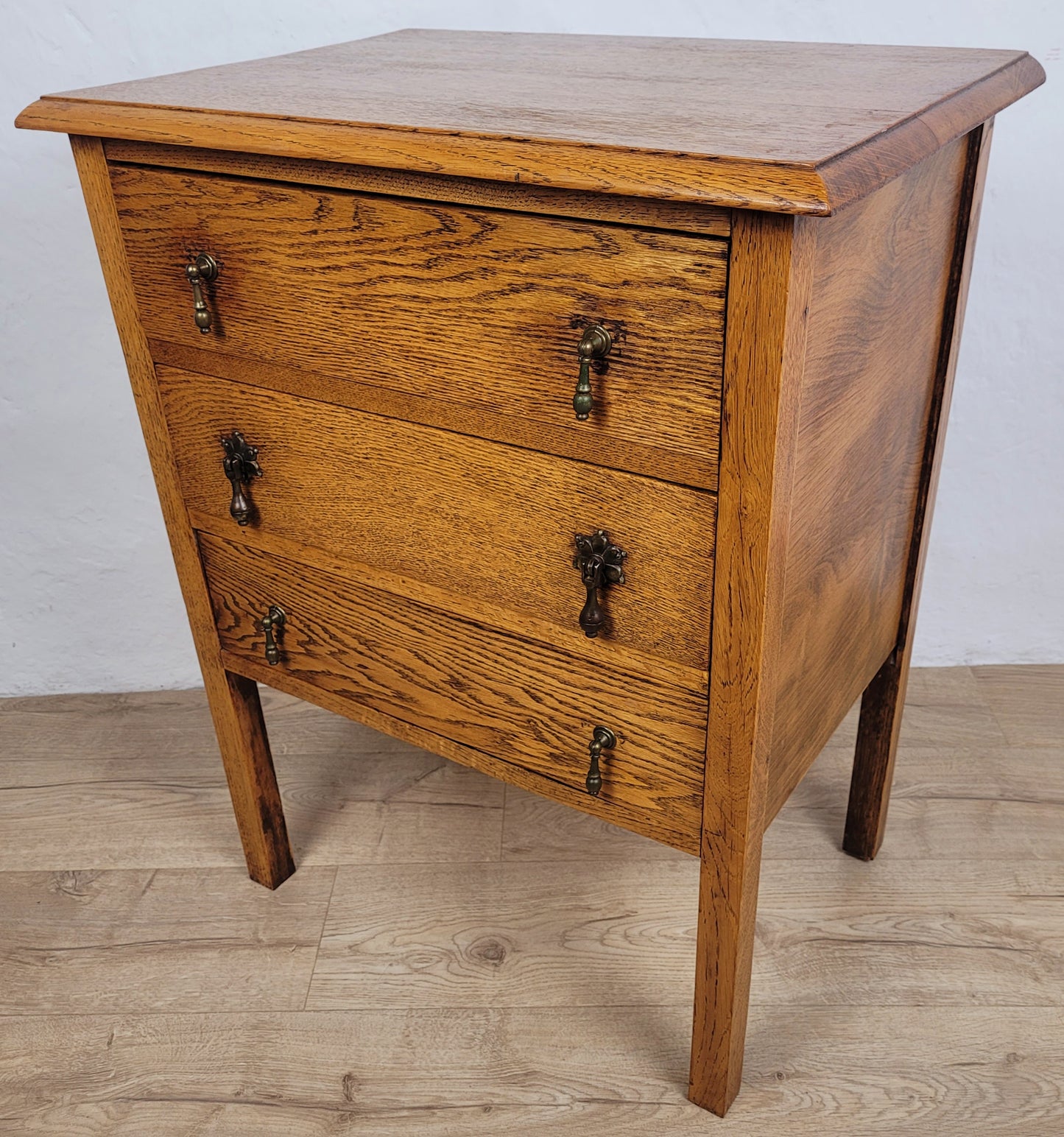 Oak Chest of Drawers Vintage Arts & Crafts Style 1930 English Delivery Available