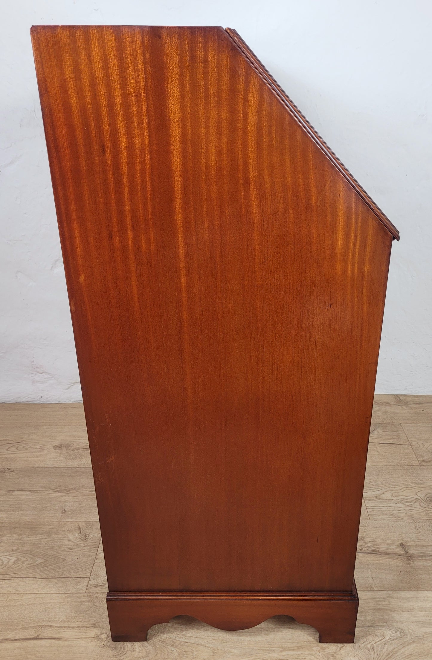 Vintage Writing Bureau Desk Leather 1960's Mid Century Delivery Available