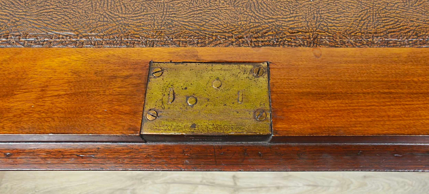 Edwardian Writing Bureau Desk Walnut Lock and Key 1910 Delivery Available
