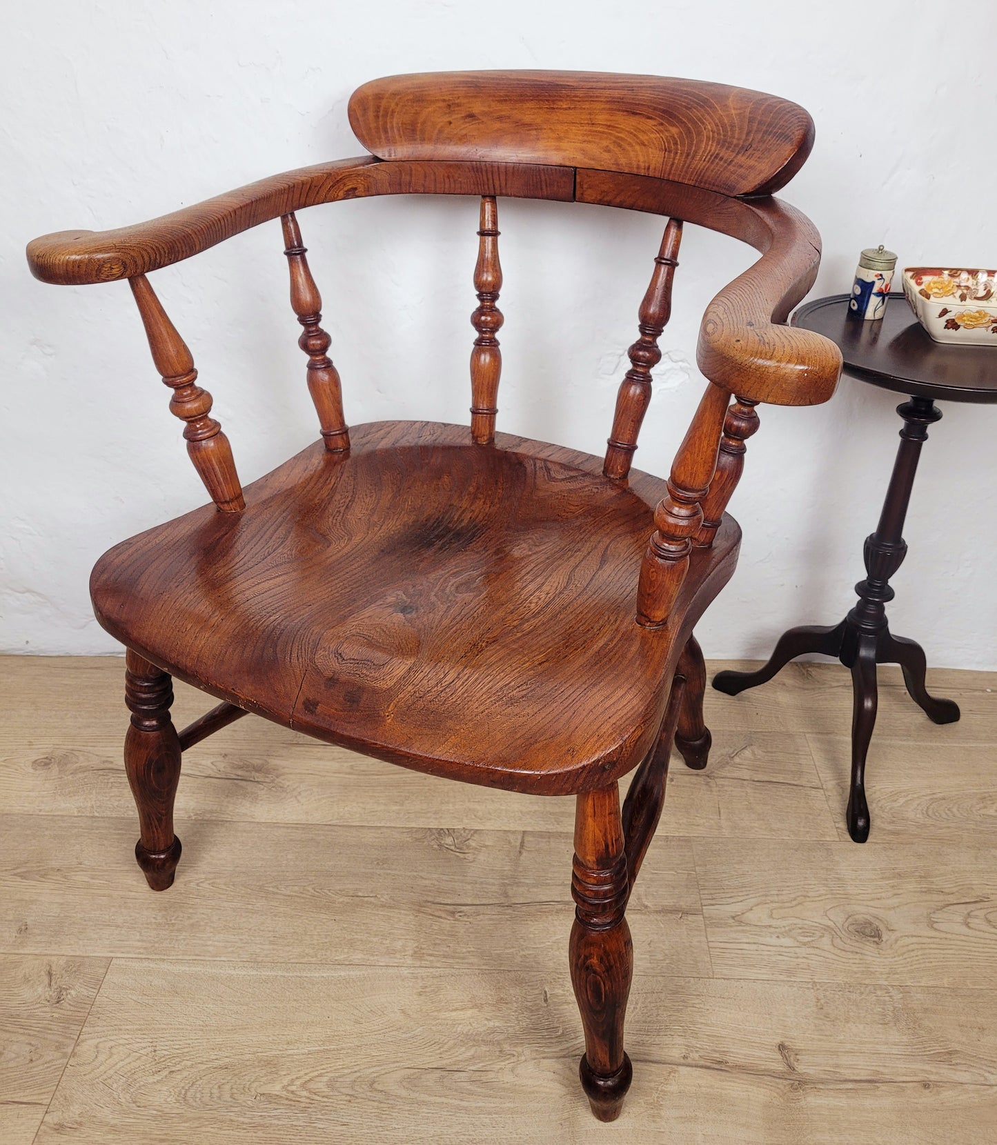 Smokers Bow Armchair Victorian Country Farmhouse Ash & Elm Delivery Available