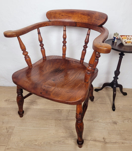 Smokers Bow Armchair Victorian Country Farmhouse Ash & Elm Delivery Available