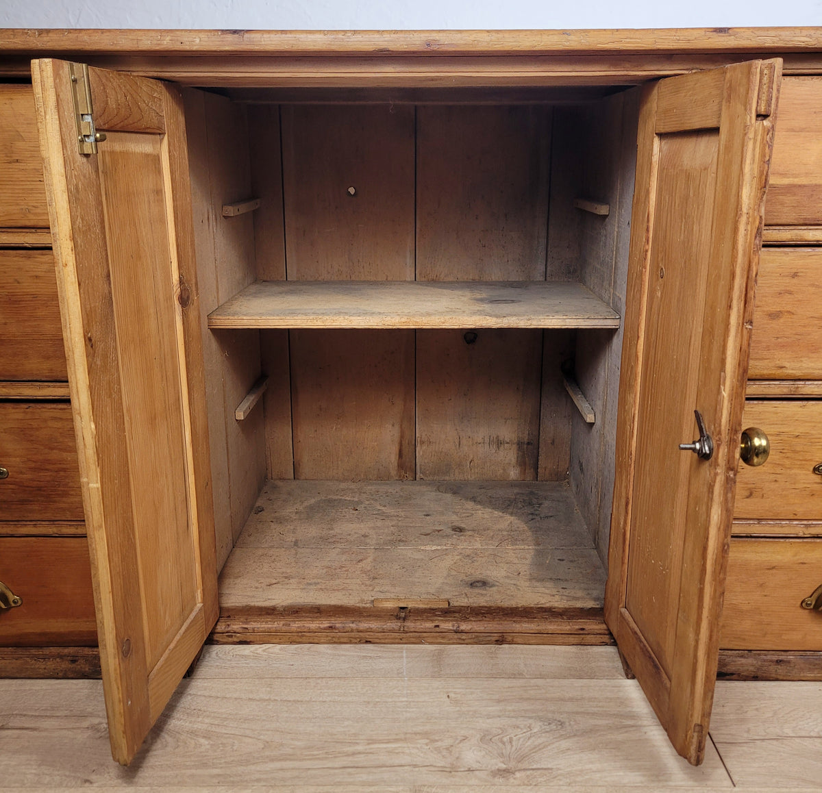 Victorian Sideboard Cupboard Pine With Drawers Rustic Country Delivery Available