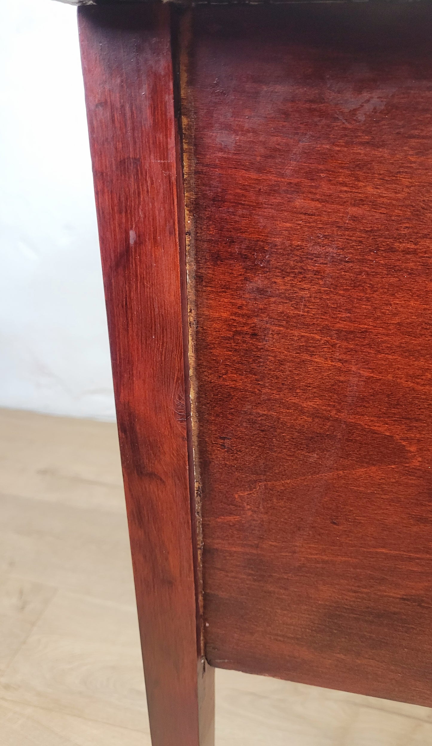 Vintage Two Drawer Chest Side Table Edwardian Style Inlaid Delivery Available