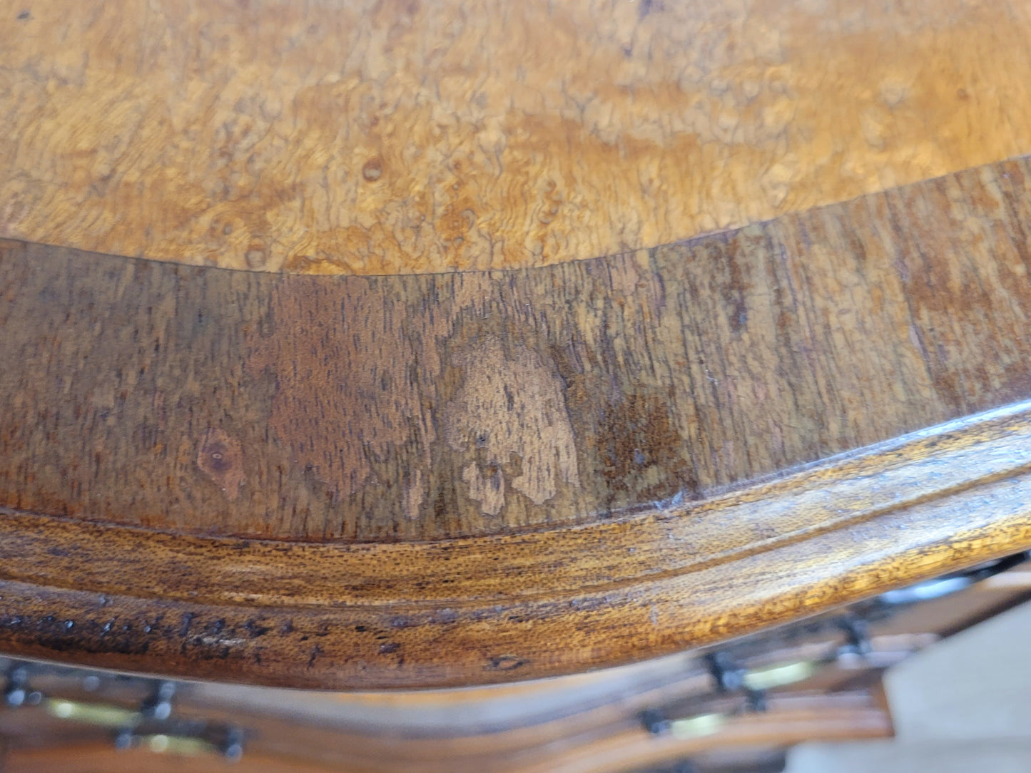 Walnut Chest of Drawers Cabriole Legs Shell Serpentine 1930s Postage Available