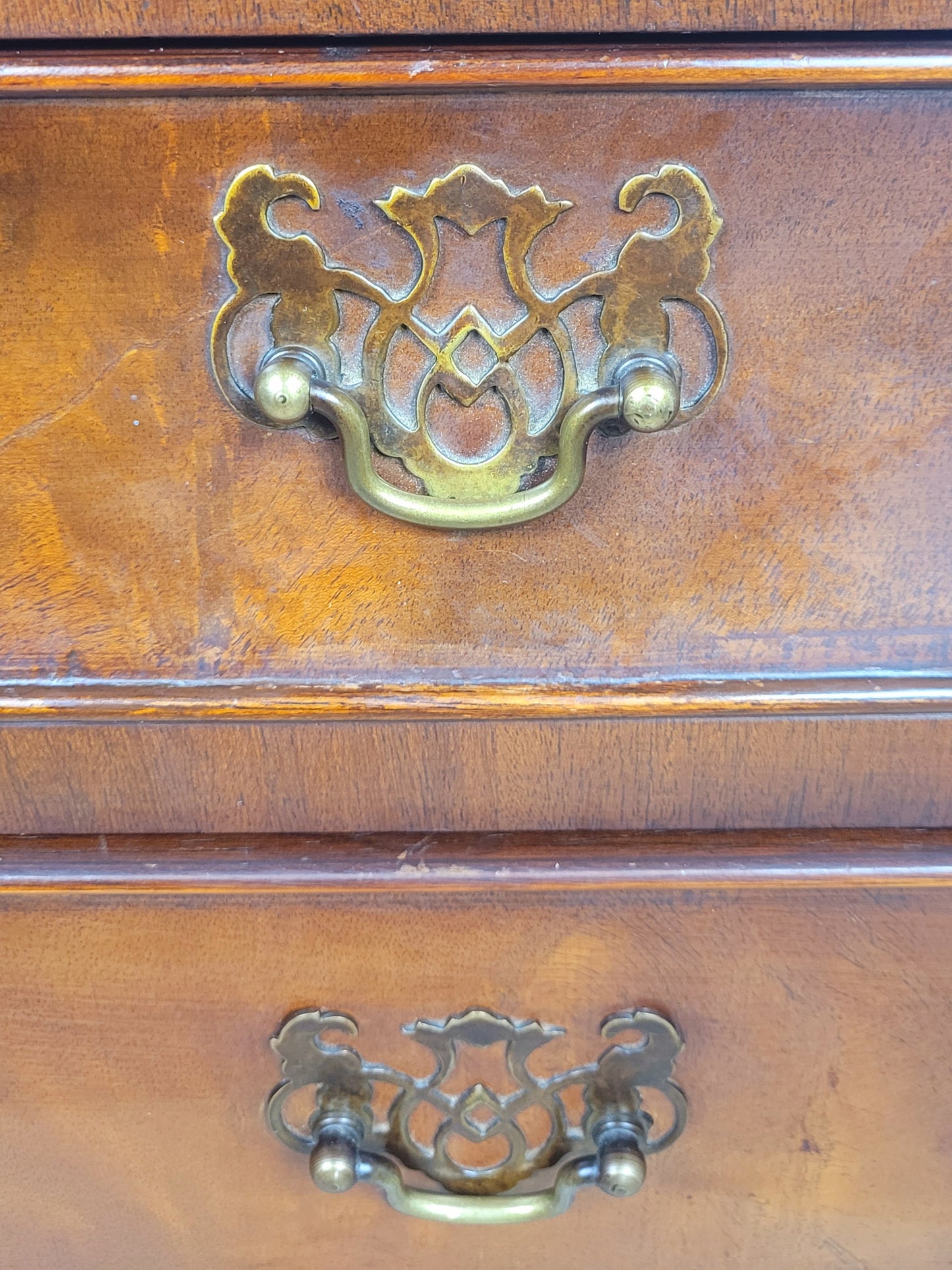 Vintage Writing Bureau Desk Burton Reprod Drawers Mid 20thC Delivery Available