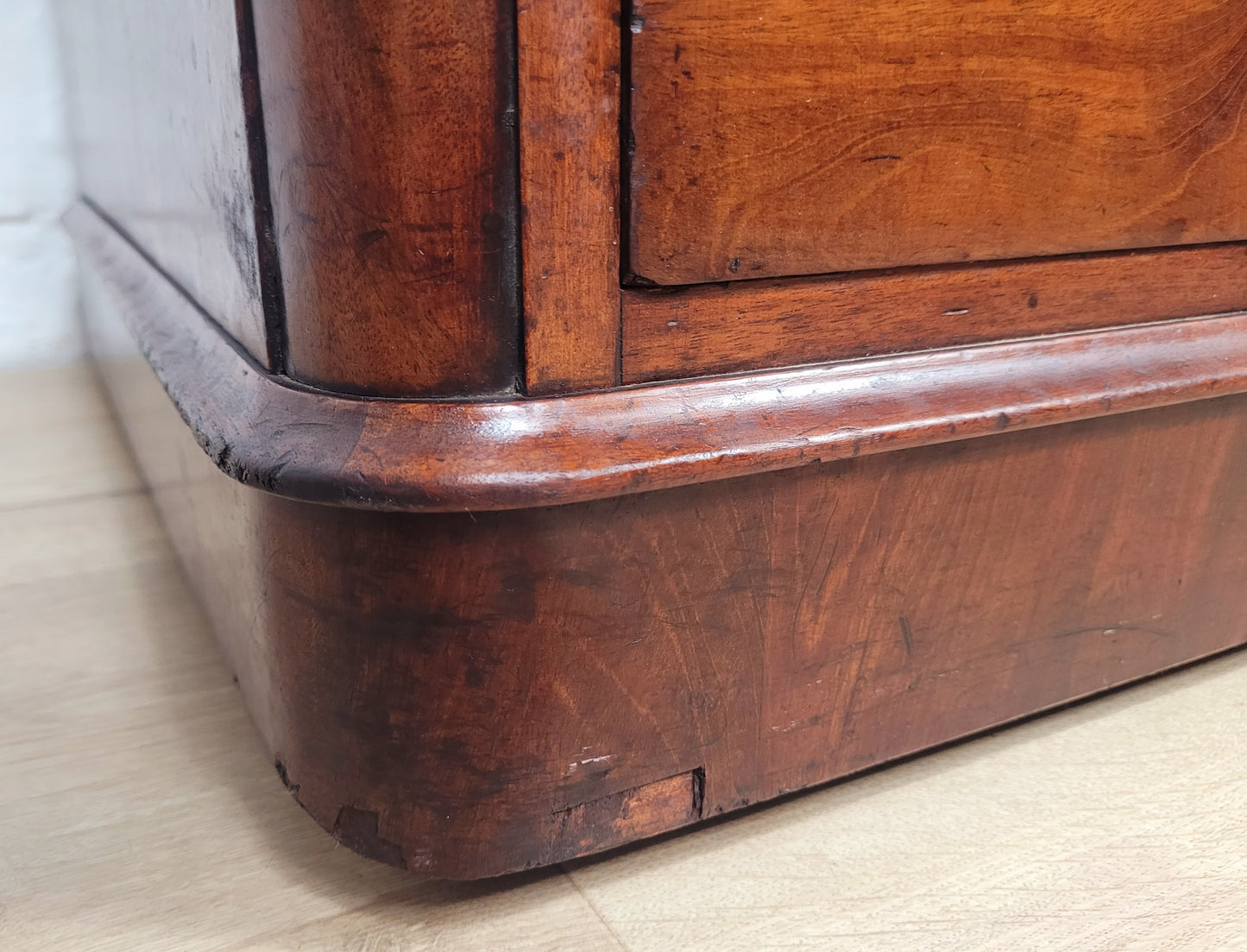 Victorian Writing Desk Knee Hole English 1890 Mahogany Antique Delivery Available