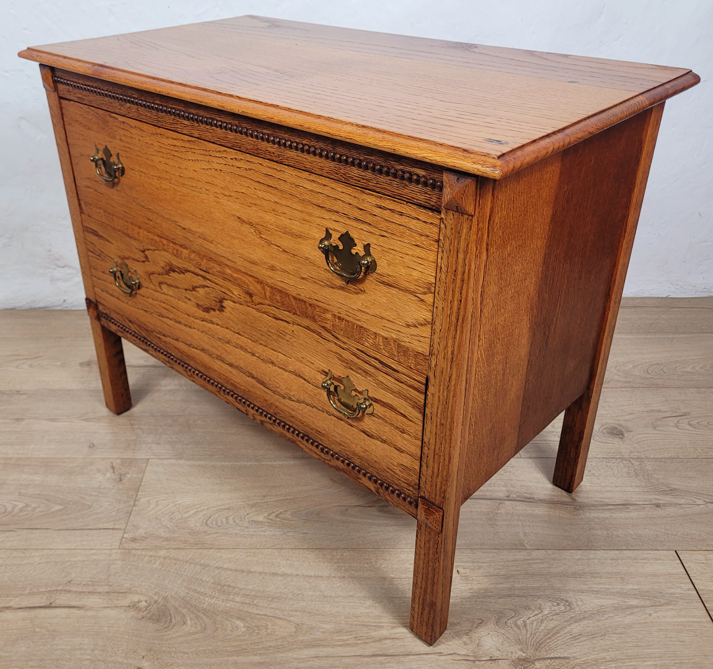 Vintage Chest Of Drawers Oak Carved Country Farmhouse Rustic Delivery Available