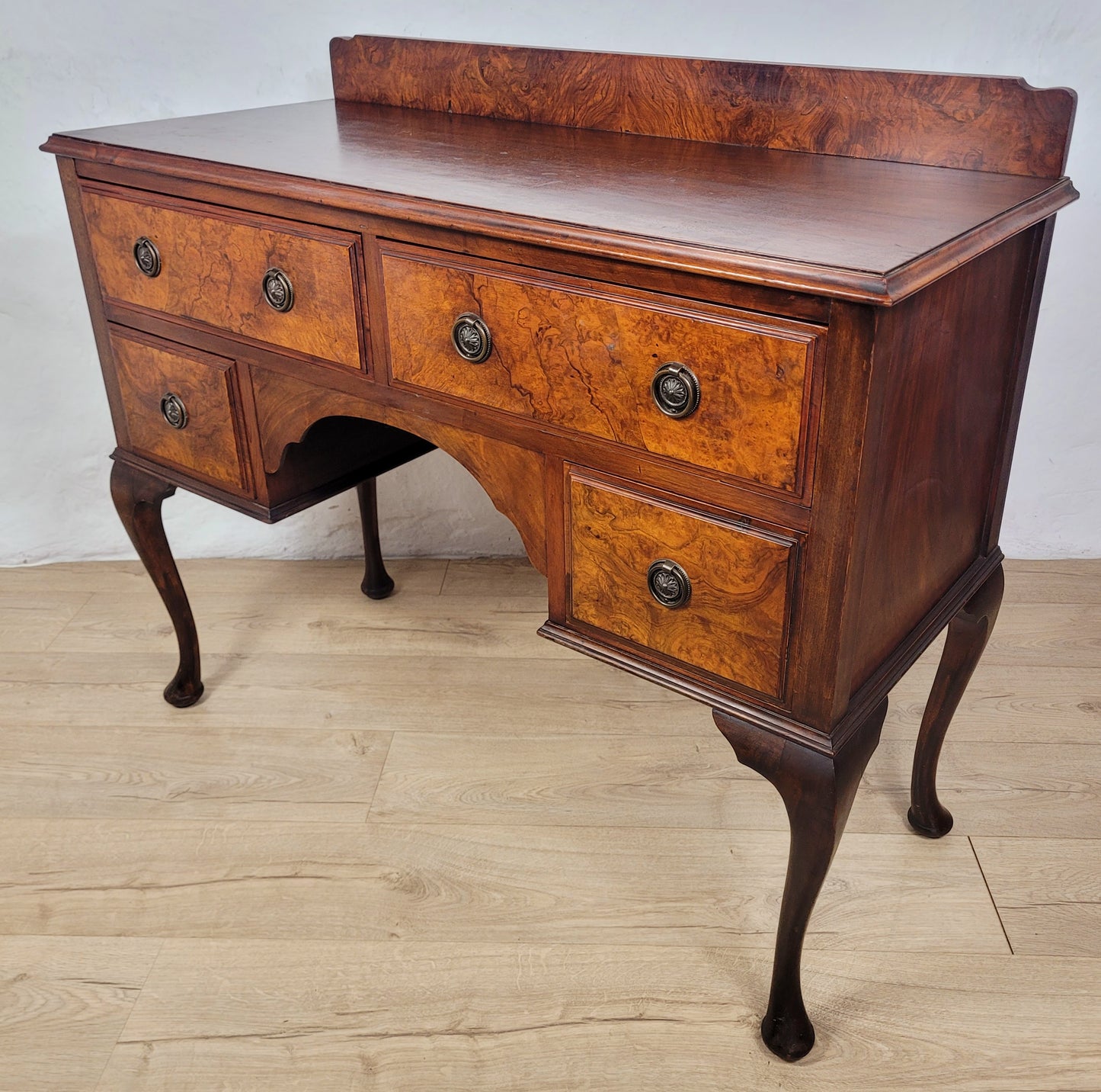 Victorian Walnut Writing Desk Sideboard Antique English Delivery Available