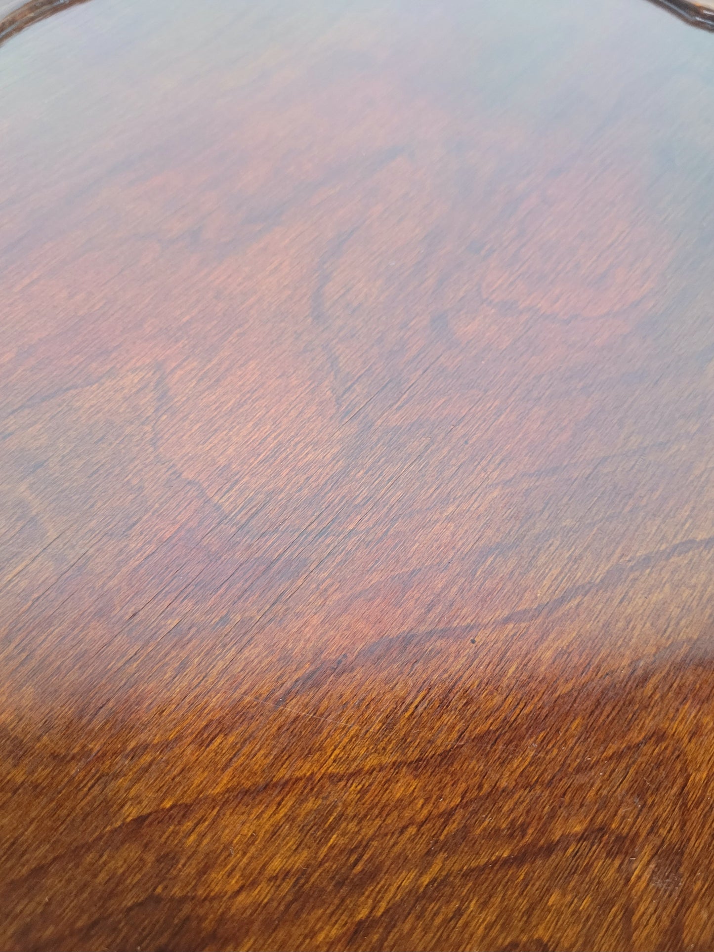 Piecrust Tripod Wine Table Octagonal Fluted Leg Vintage Postage Available