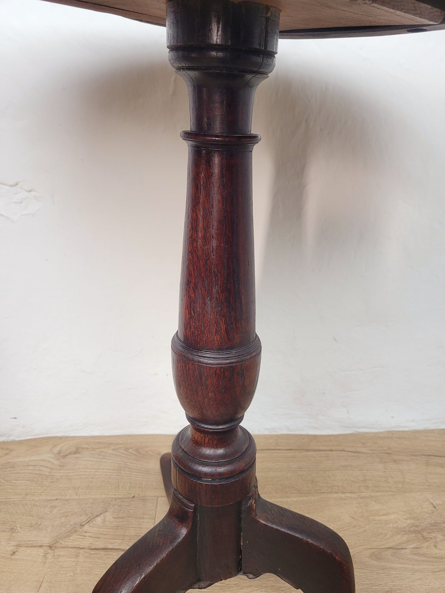 Georgian Tilt Top Table Tripod Occasional Round 18thC Oak Delivery Available